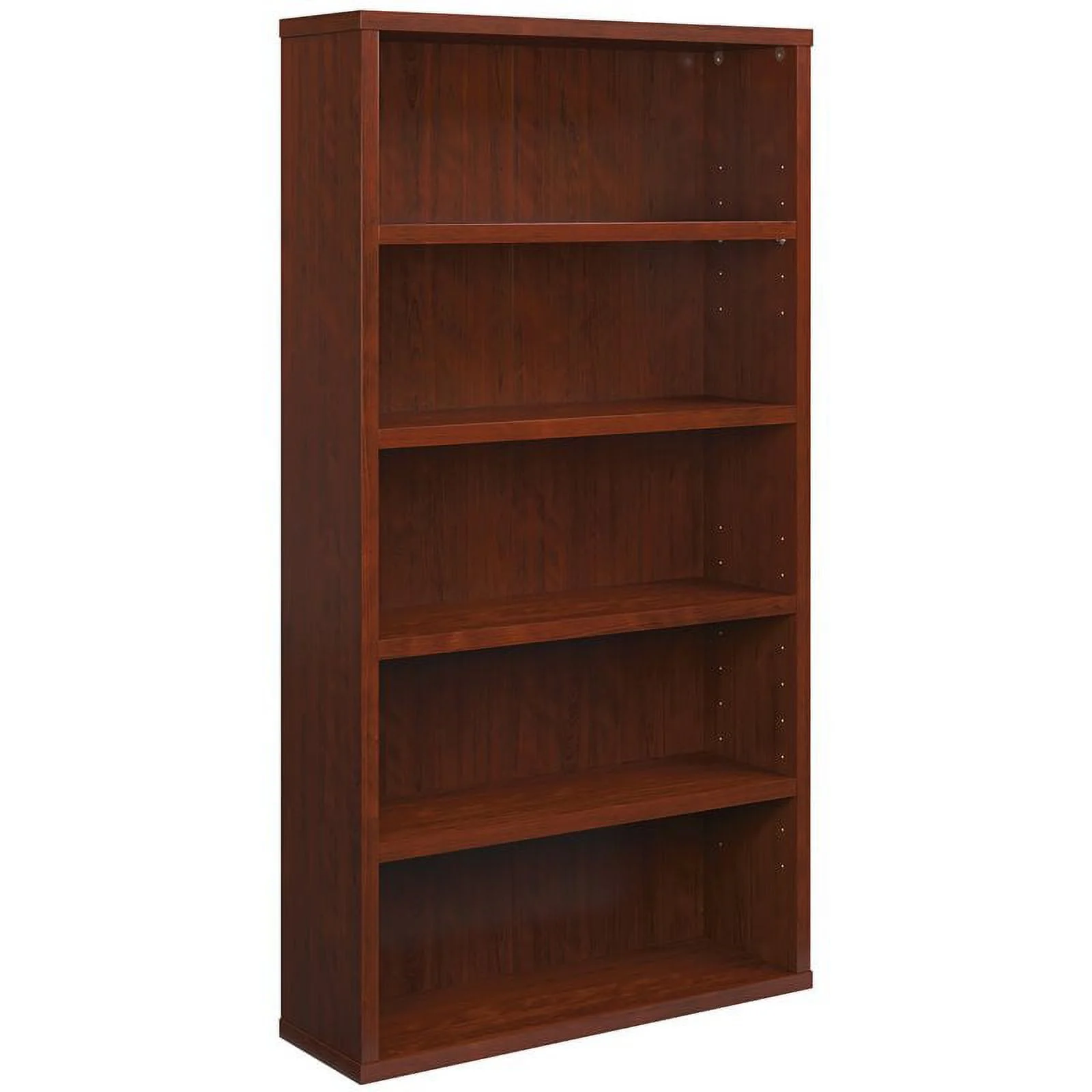 Home Square 2-Piece Set with 2-Drawers File Cabinet & Bookcase in Classic Cherry