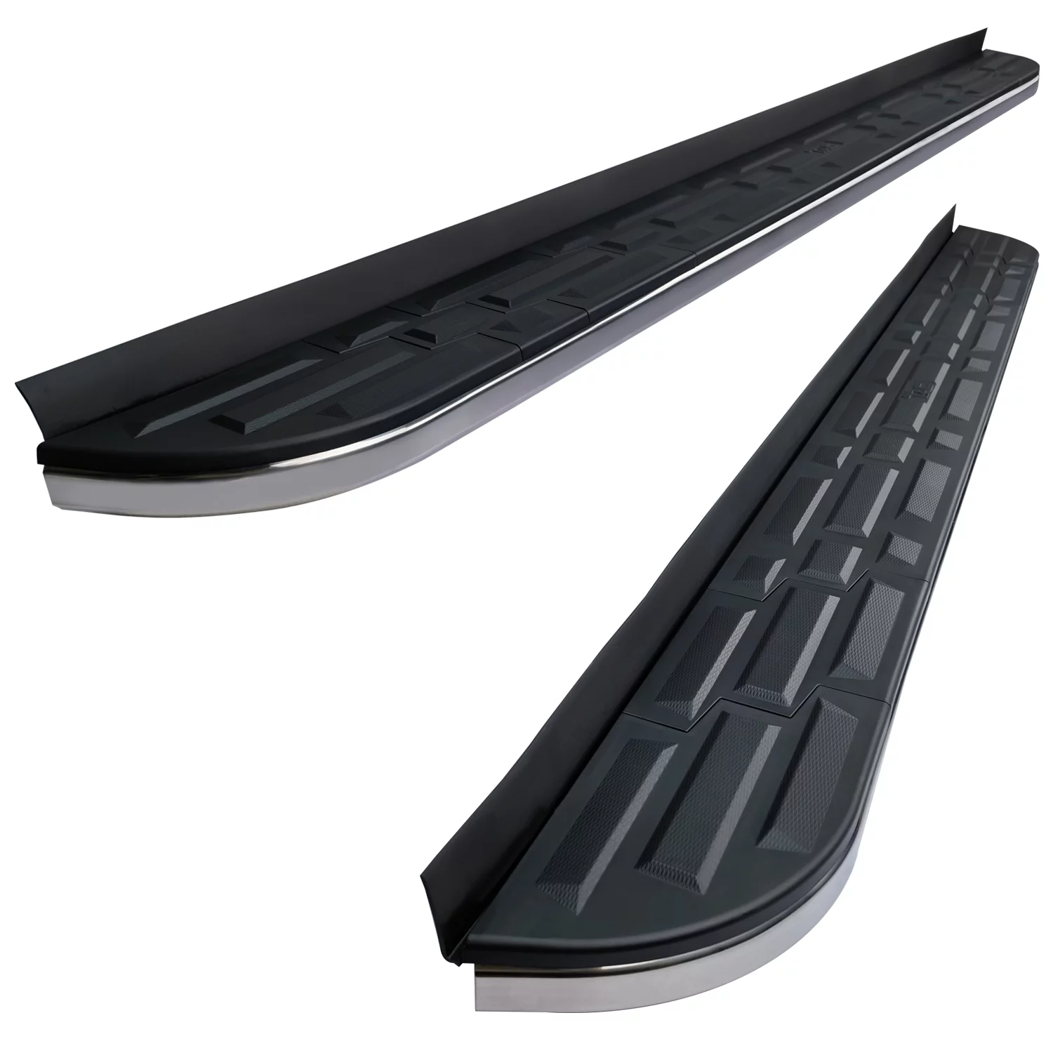 TAC Cobra Running Boards Compatible With 2009-2015 Honda Pilot SUV Side Steps Nerf Bars Step Rails Aluminum Black Off-Road City Exterior Accessories 2 pieces one pair
