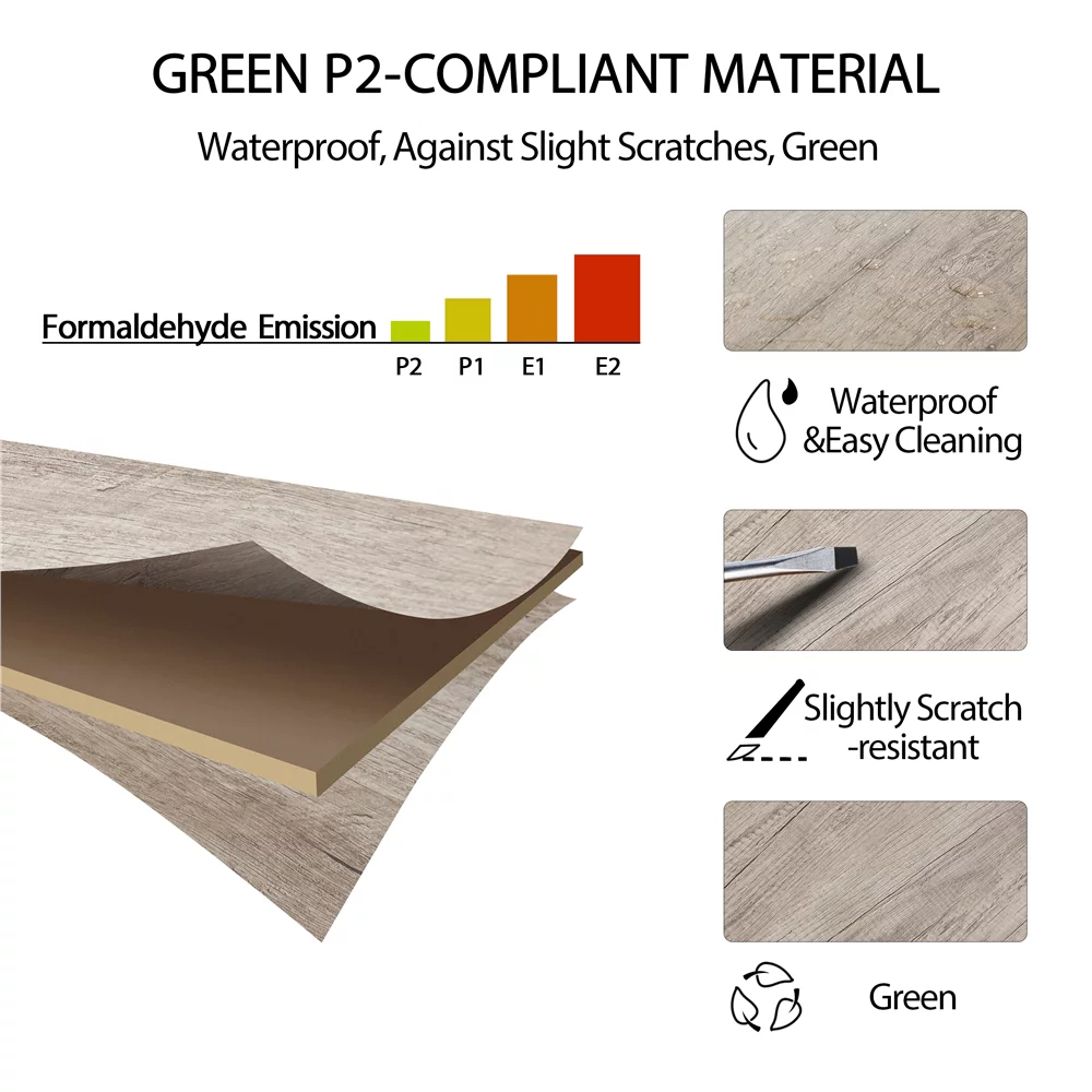 Topeakmart Rectangle Modern Industrial Coffee Table Metal Frame Cocktail Table, Gray