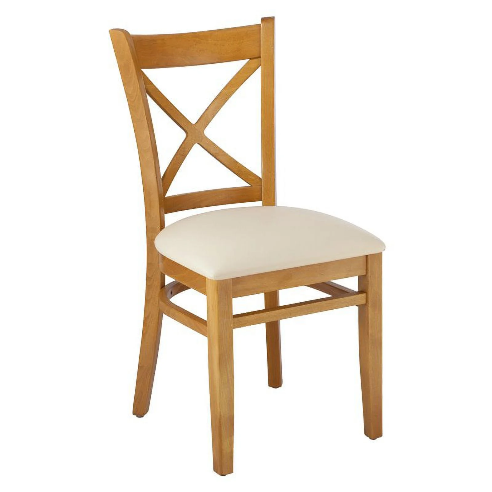 Cross Back Side Chair in Cherry (Set of 2)