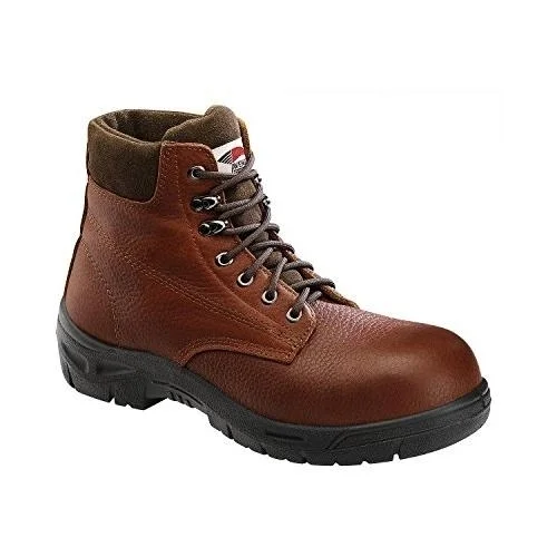 FSI FOOTWEAR SPECIALTIES INTERNATIONAL NAUTILUS Avenger Mens 6-inch Steel Toe Work Boot Brown - A7211 9.5-W BROWN