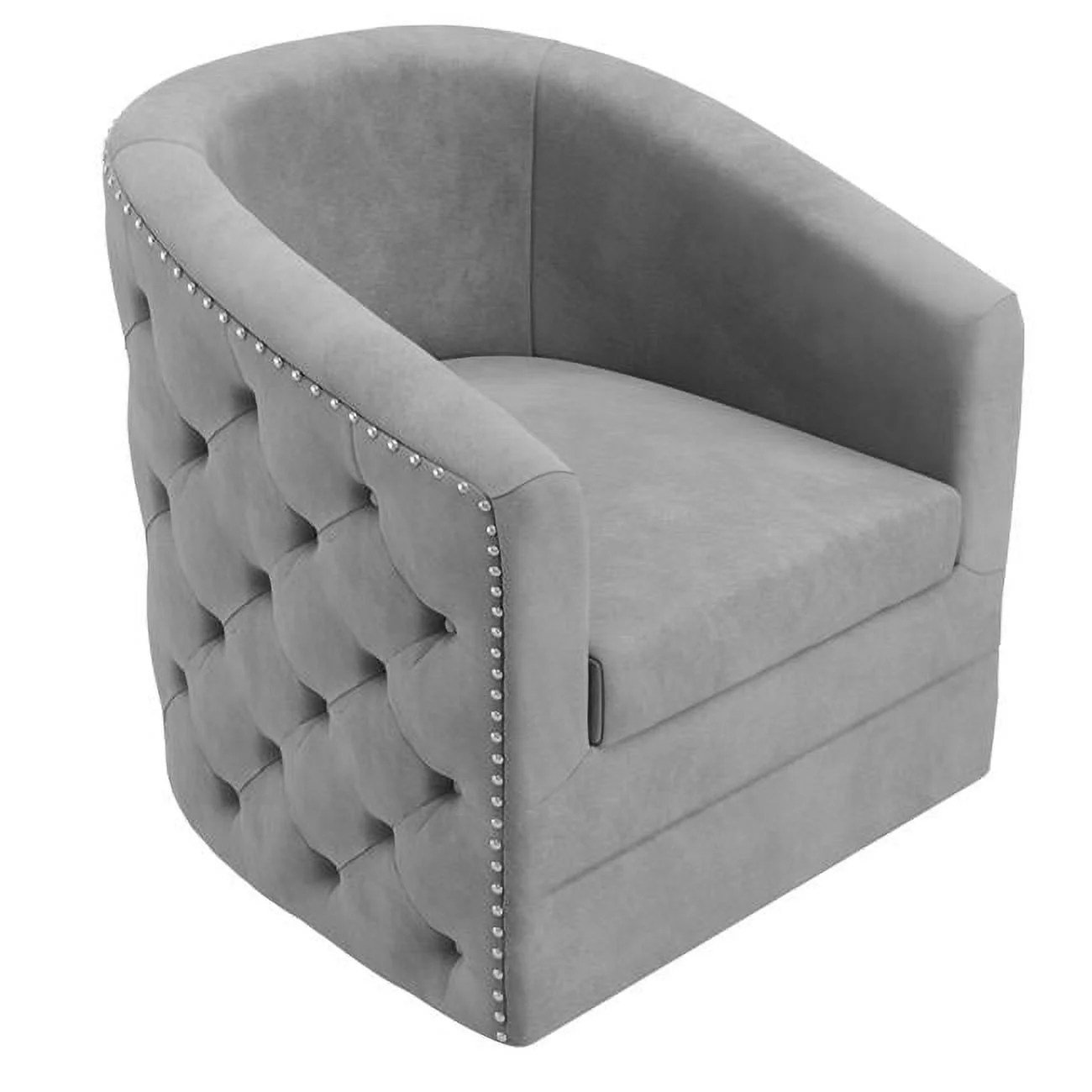 29.50 x 29.50 x 33.5 in. Velci Accent Chair in Grey