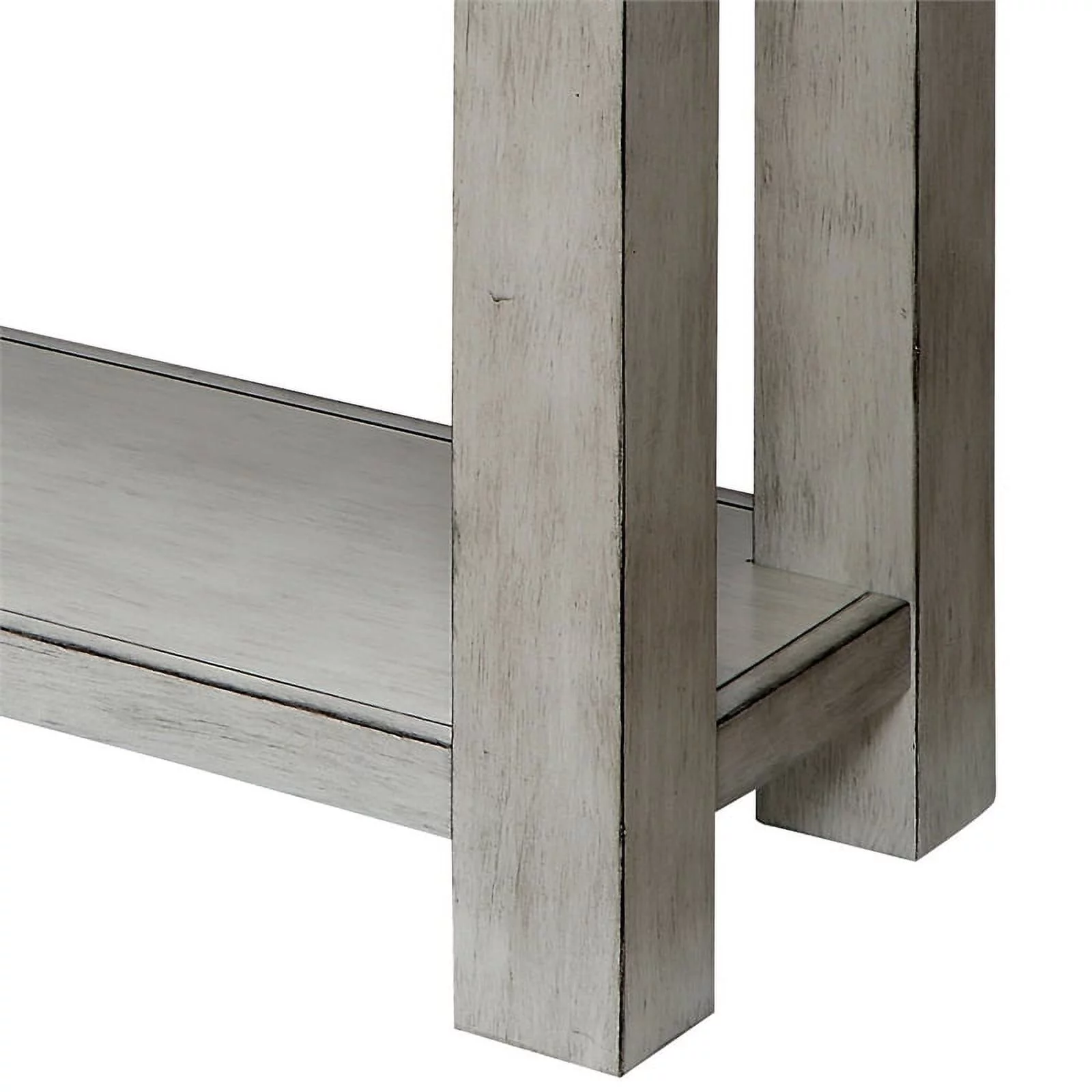 Furniture of America Deston Transitional Wood Console Table in Antique White