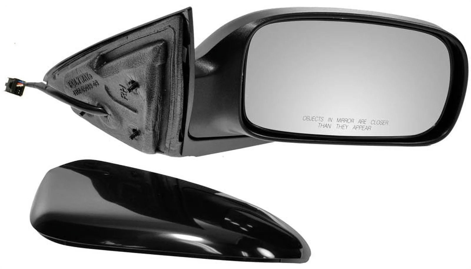 TRQ Power Heated Black Mirror Right Passenger Side for Pacifica MRA05850 Fits select: 2006-2008 CHRYSLER PACIFICA