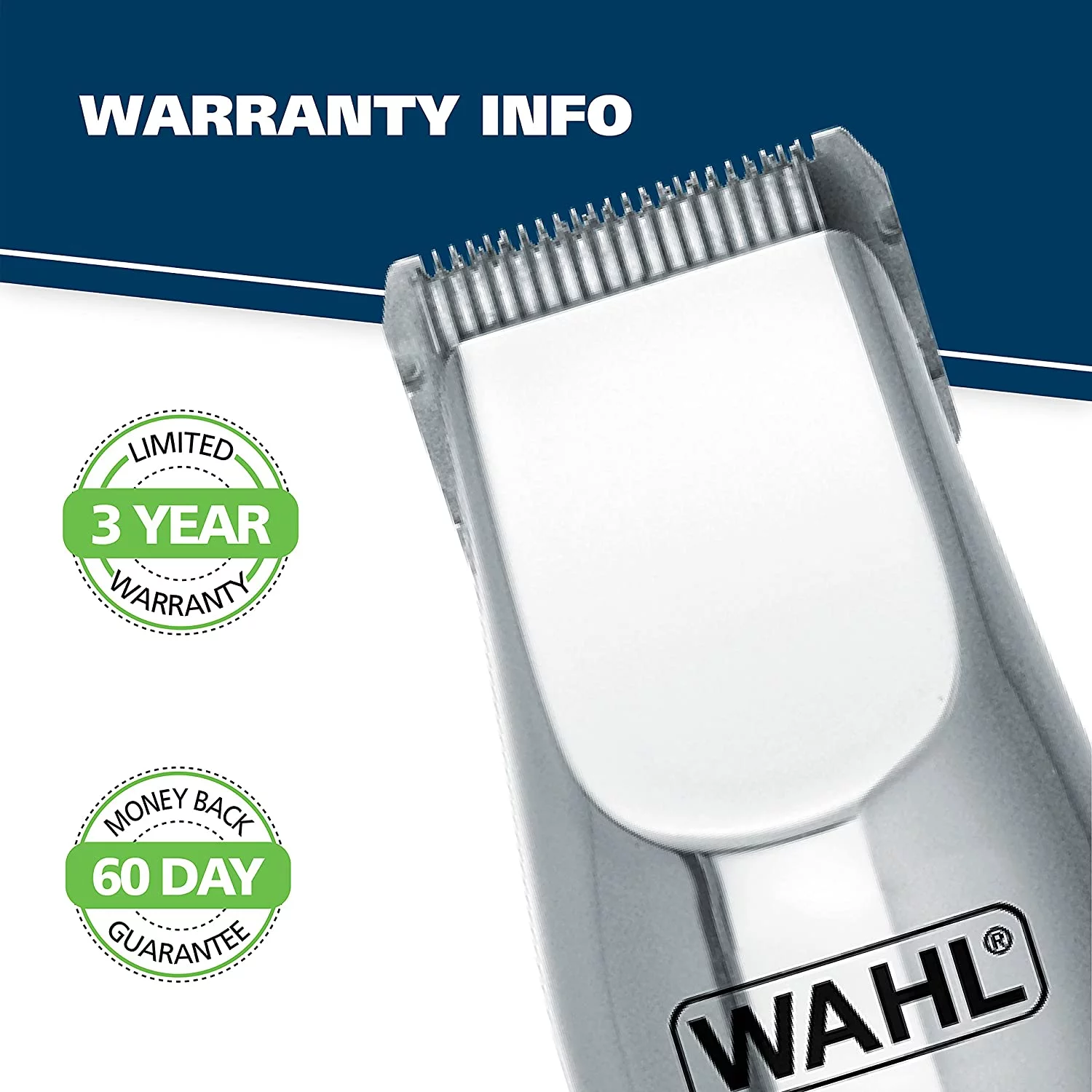 WAHL 5622 Groomsman Rechargeable Beard, Mustache, Hair & Nose Hair Trimmer for Detailing & Grooming, Black Rechargable Trimmer