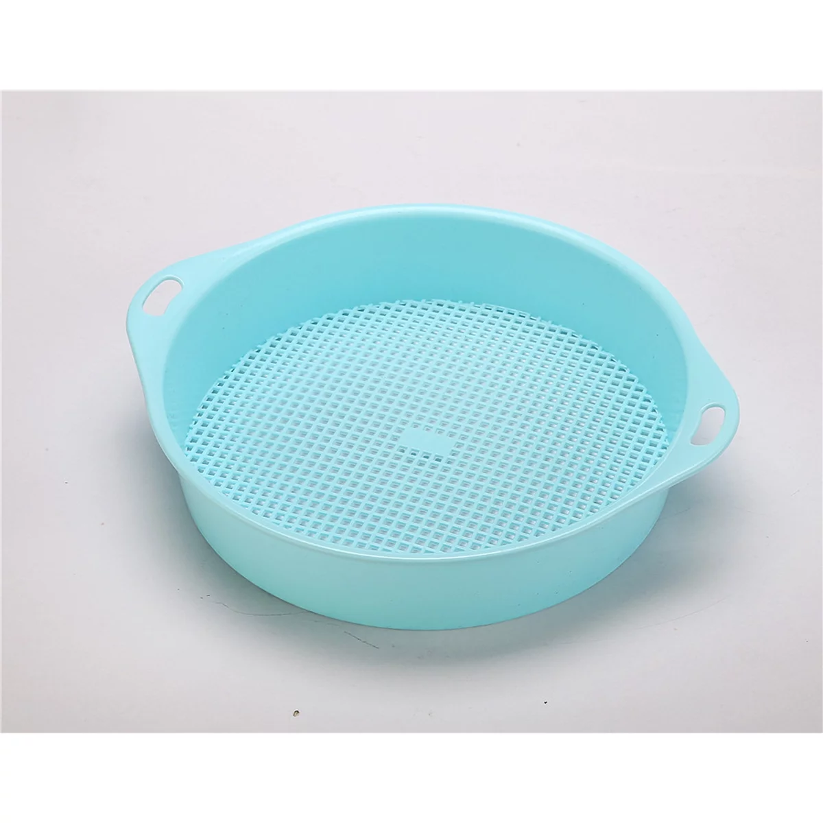 OUNONA Sifter Garden Soil Sieve Mesh Compost Sifter Pan Toolsets Sand Screen Sifting Mini Sieverocks Hand GardeninRound Tools