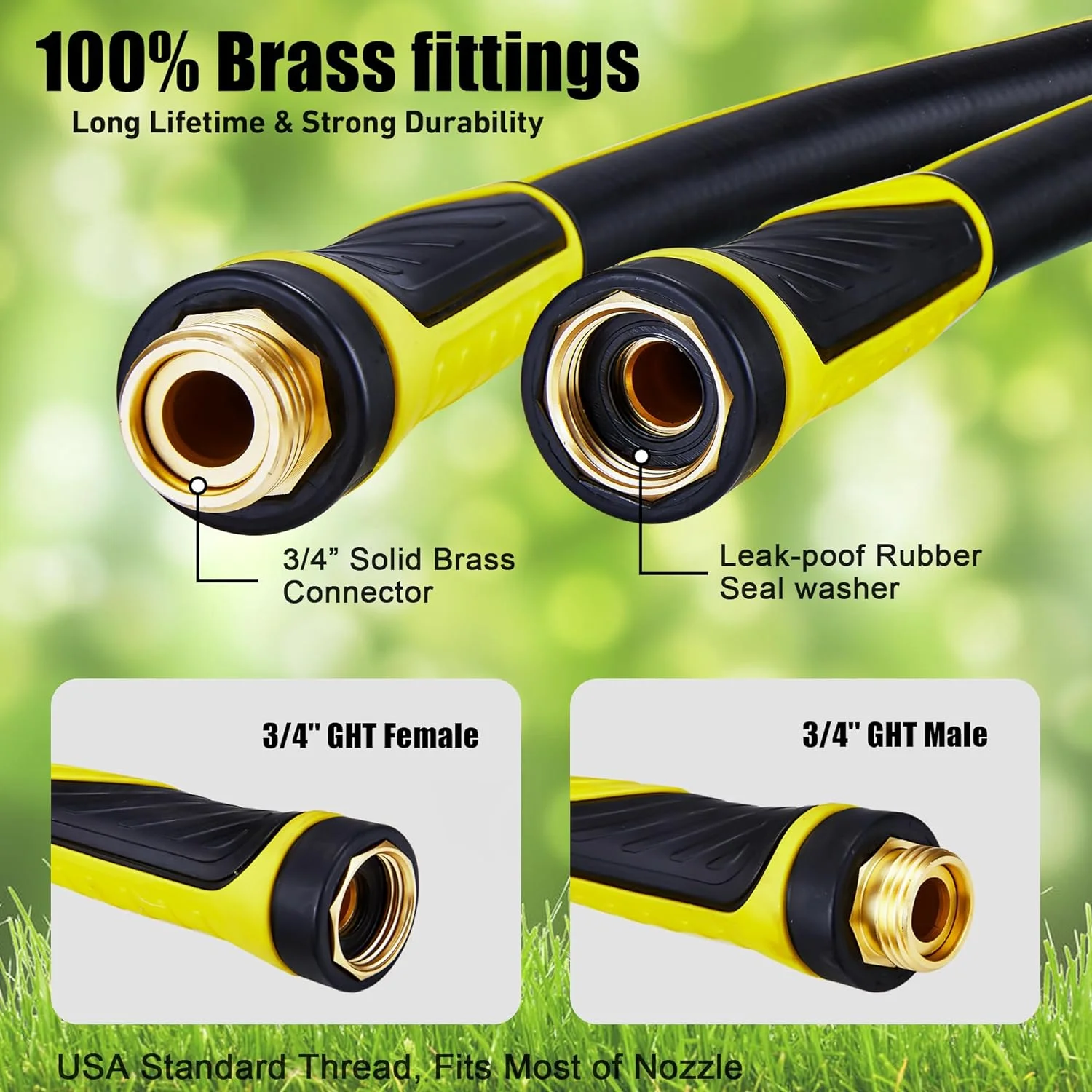 Garden Hose 100 ft x 5/8