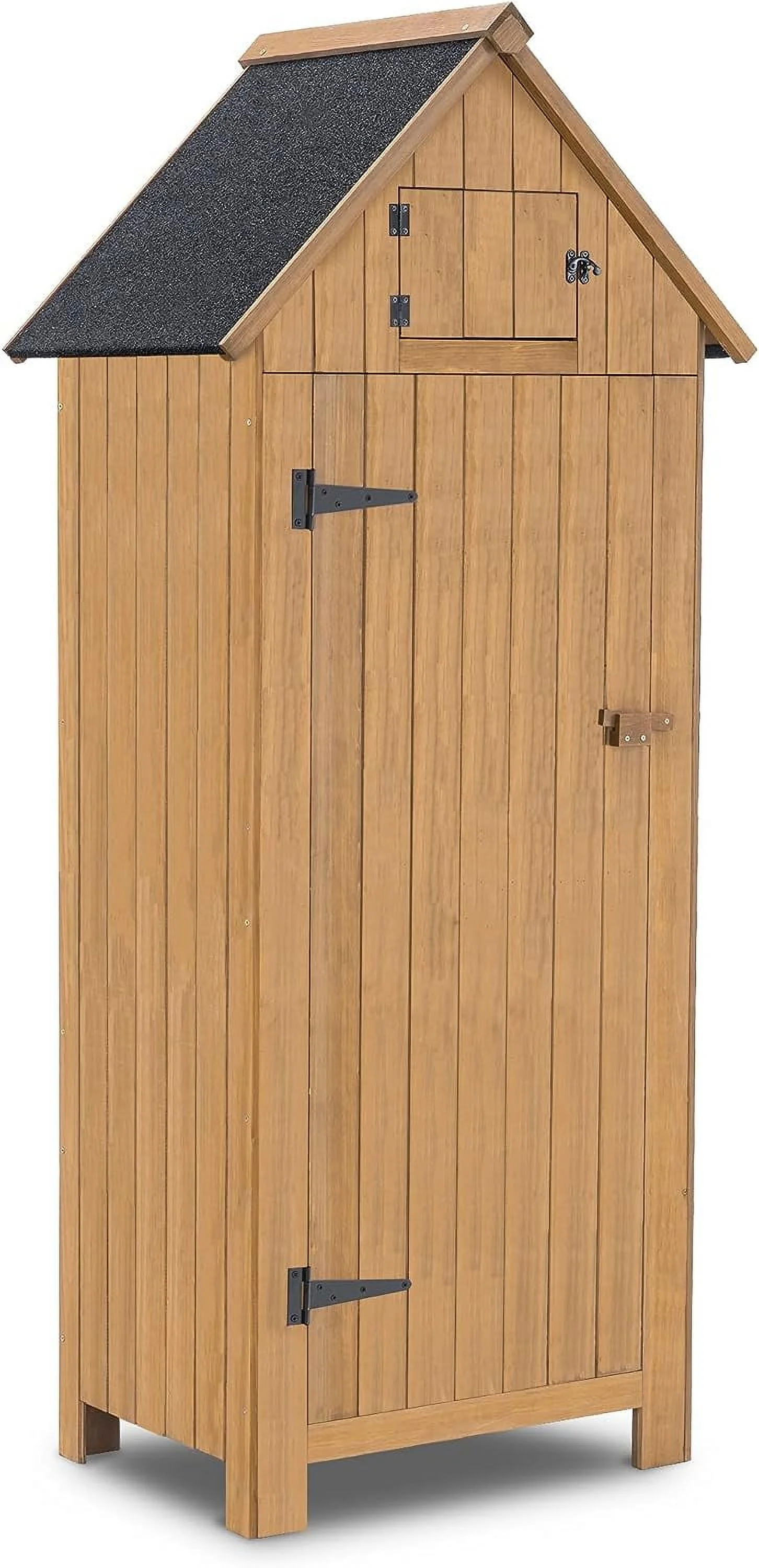 Outdoor Storage Cabinet Tool Shed Wooden Garden Shed Organizer Wooden Lockers With Fir Wood (70