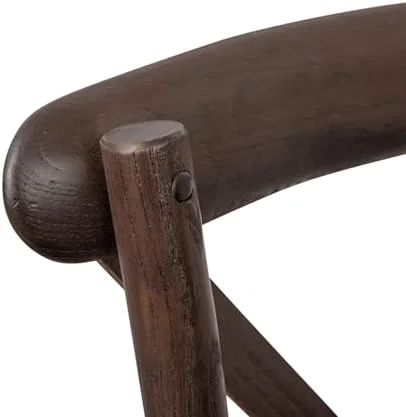 HBBOOMLIFE Stackable Early American Wood Cross Back Chair