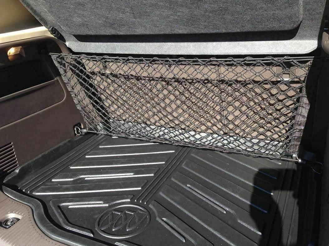 EACCESSORIES EA Trunk Organizer Cargo Net for Buick Encore 2013-2022 – Envelope Style Cargo Net – Premium Mesh Elastic Car Trunk Organizer Vehicle Carrier Storage – Compatible Buick Encore 2013-2022