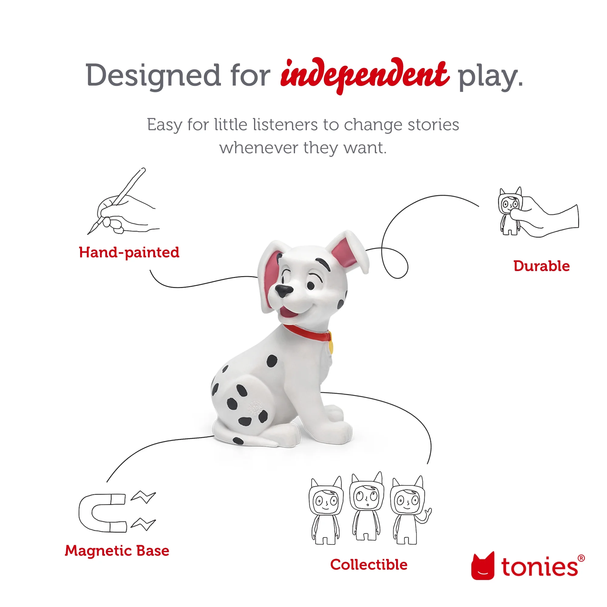 Tonies 101 Dalmatians Audio Play Figurine from Disney
