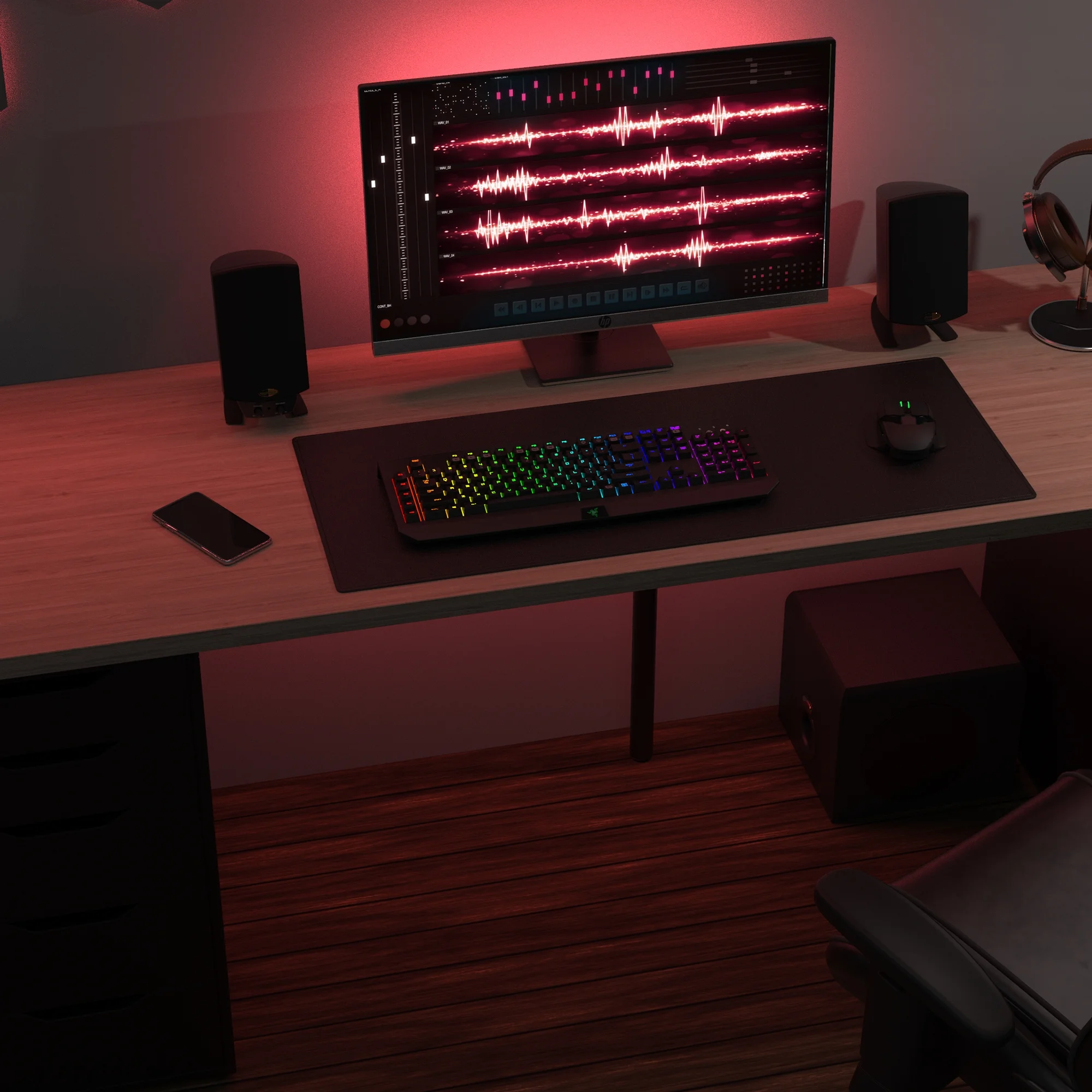 Klipsch ProMedia 2.1 THX Certified PC Desktop Computer Speaker System Bundle with Deco Gear RGB Gaming Mouse and Mechanical Keyboard Set