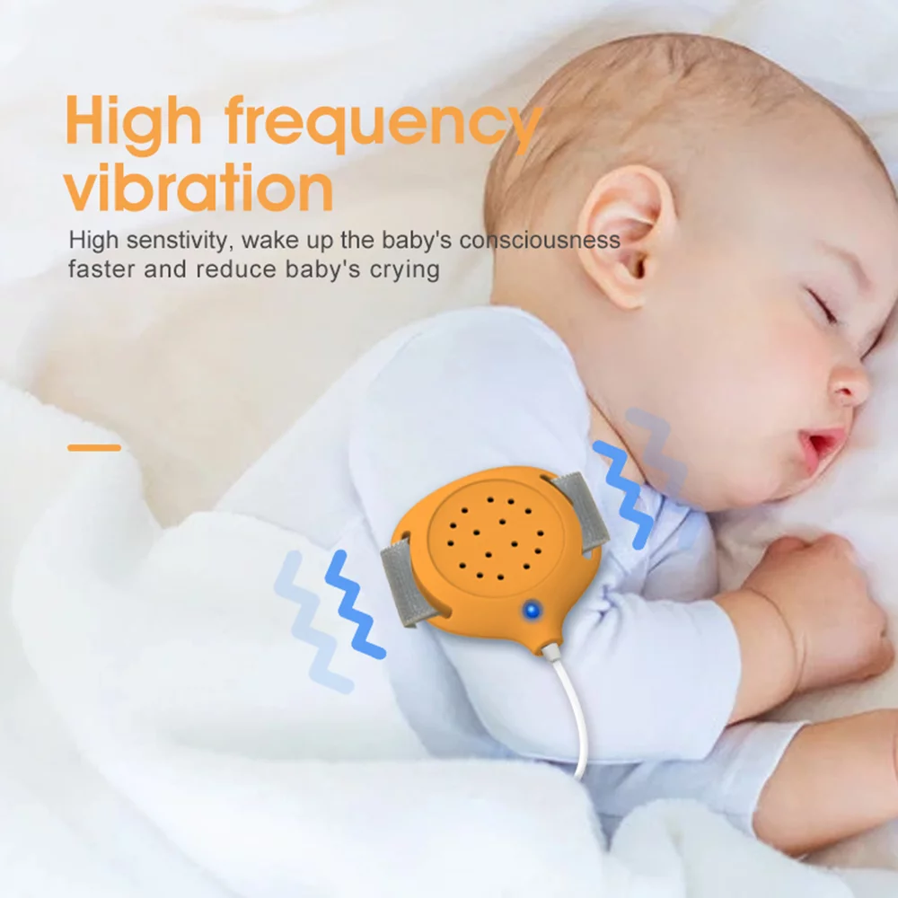 Dcenta Baby Bedwetting Alarm, LED Indicator Light, Vibration & Sound, Ideal for Potty Training