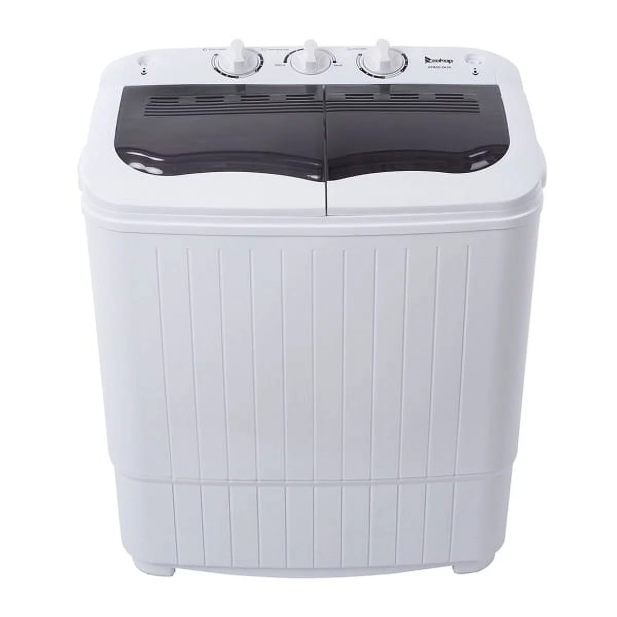 SYTHERS Portable Washing Machine 14.3lbs Capacity, Twin Tub Washer Compact Laundry Machine with Drain Pump, Semi-Automatic Laundry Washer 7.7lbs Washer 6.6lbs Spinner for Dorms, Apartments
