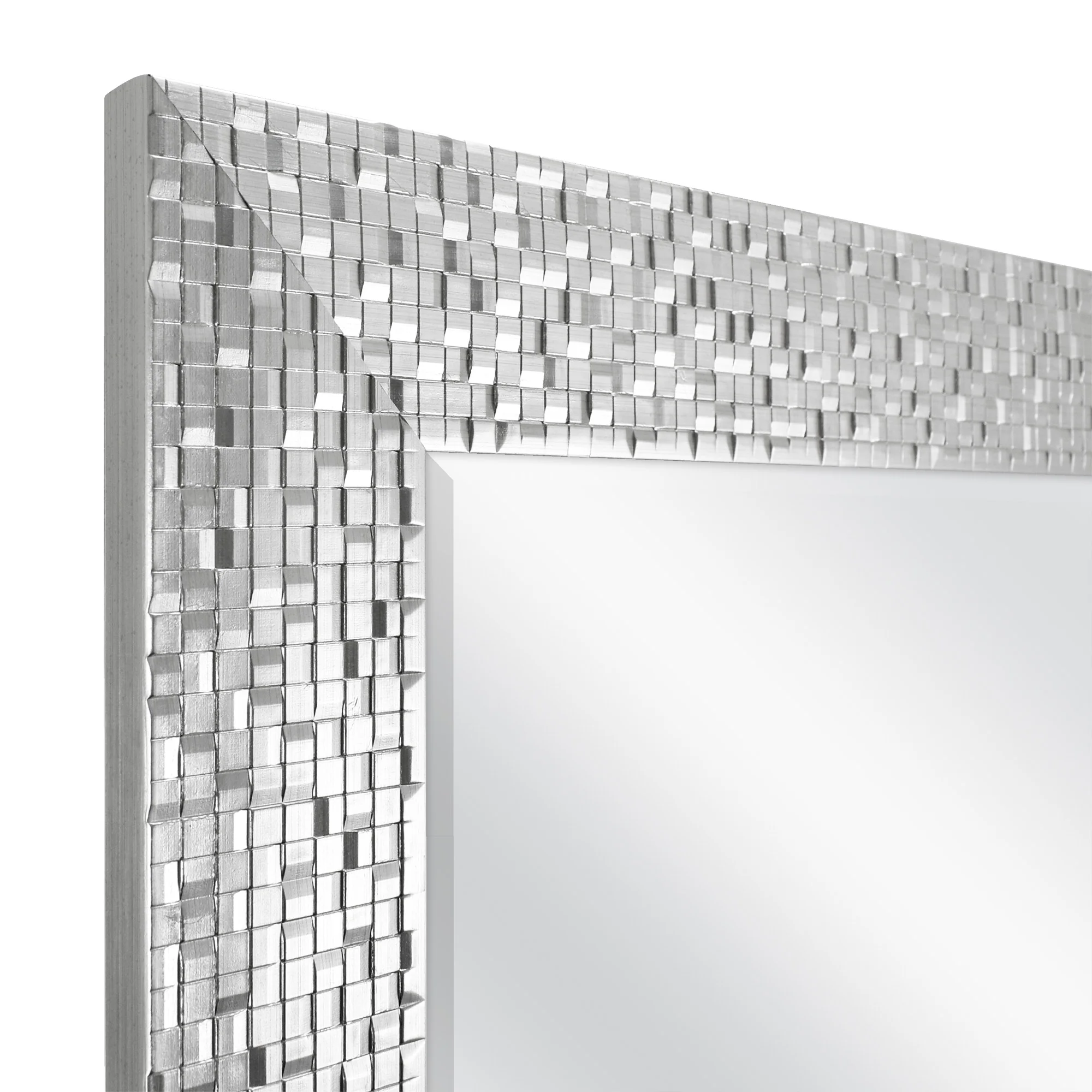 Better Homes & Gardens 23x28 Silver Tile Mirror