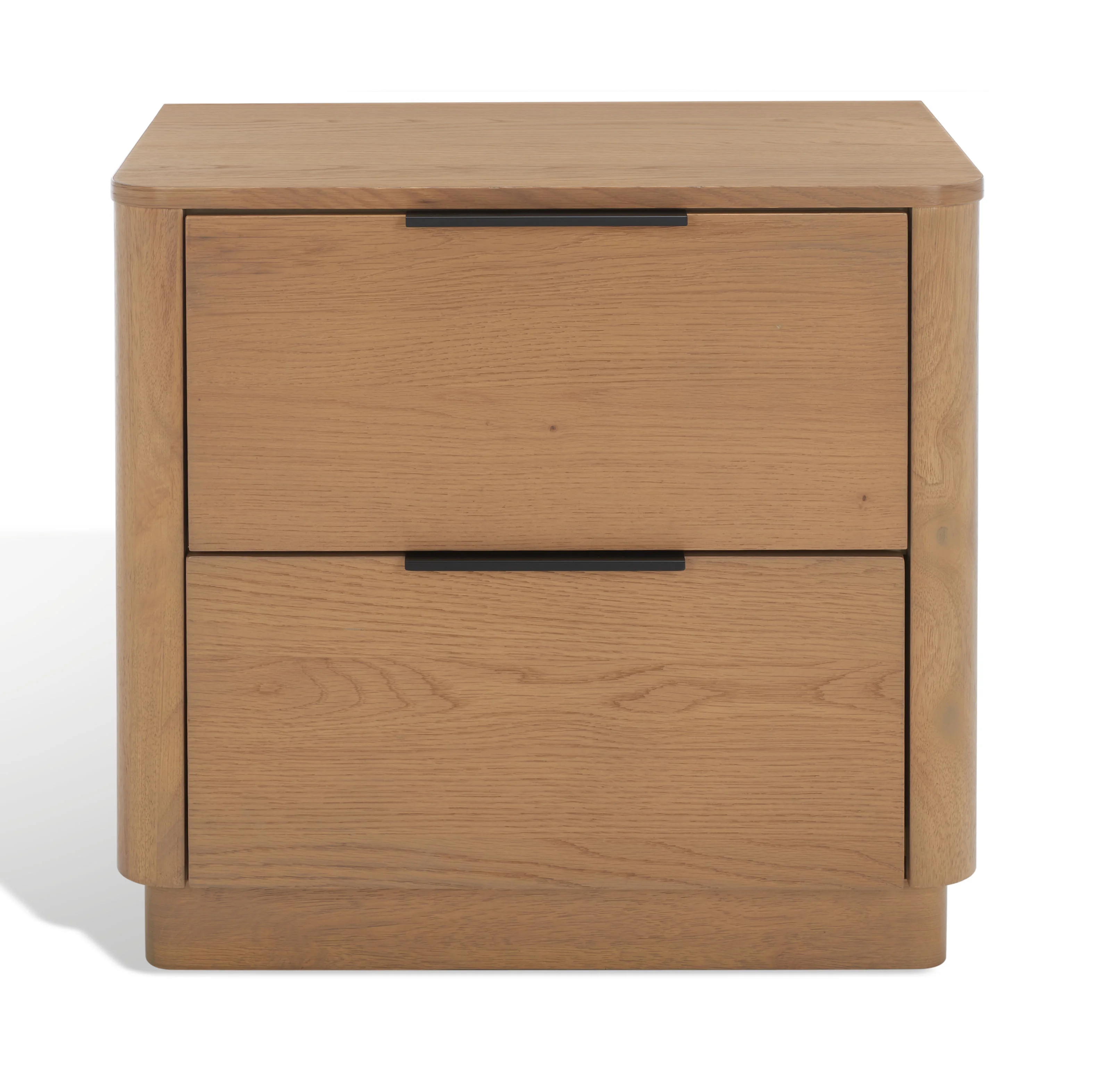 SAFAVIEH Couture Gabrietta Modern Nightstand with 2 Drawers, Natural