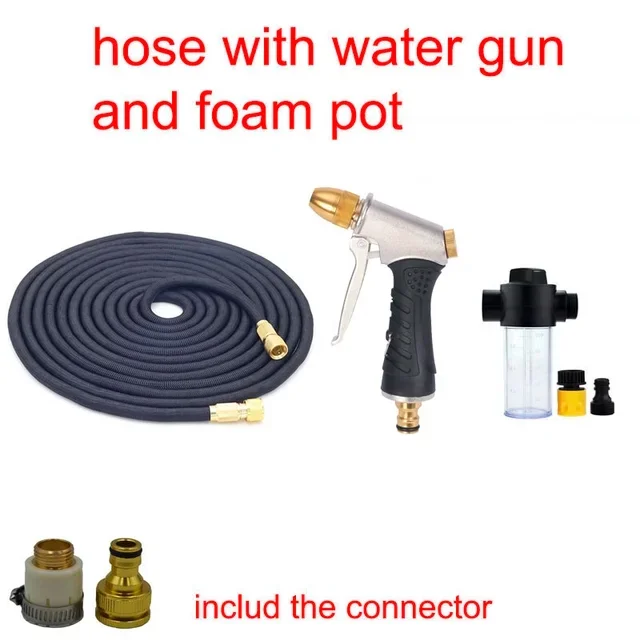 Garden Hose Expandable Magic Hose Pipe High Pressure Car Washer Watering Hose With Water Spray Gun
