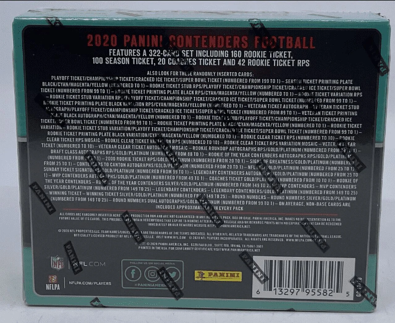 NFL Panini 2020 Contenders Football Trading Card BLASTER Box (11 Packs)