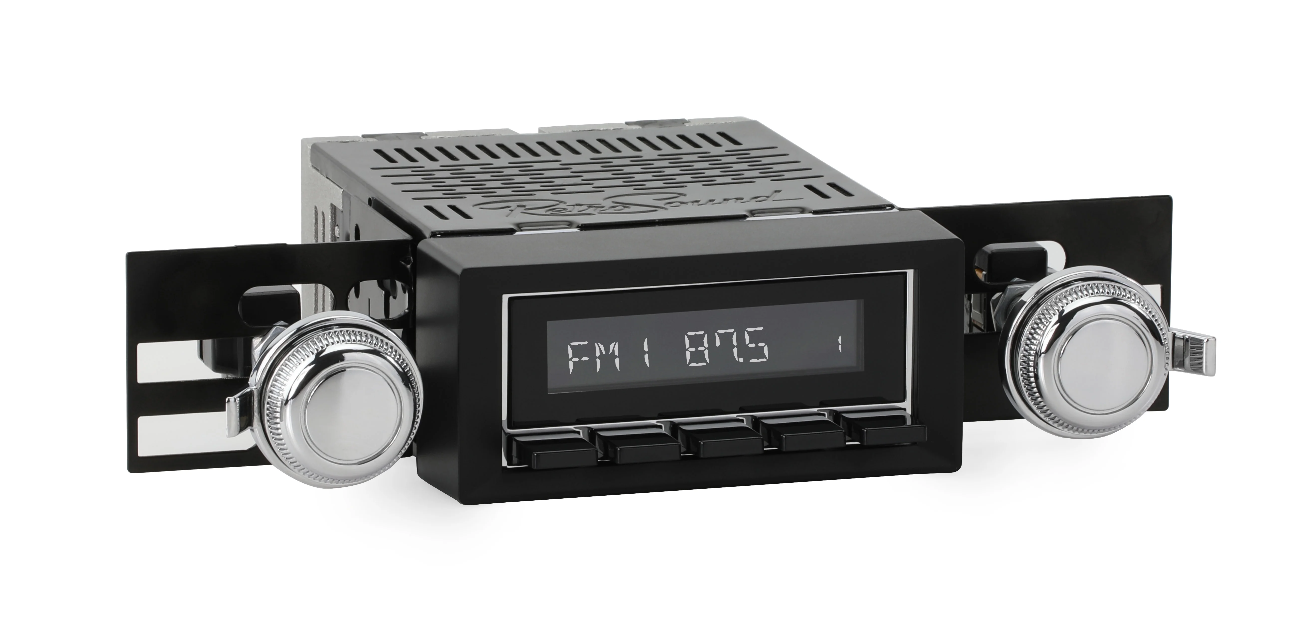 RetroRadio Compatible with 1973-87 GMC C/K Series Truck Features Include Bluetooth, AUX, AM/FM LACB-M1-216-03P-73PG1