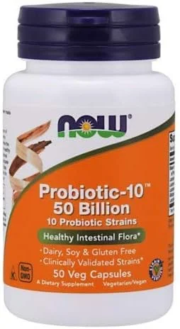 Probiotic-10™ 50 Billion - 50 Veg Capsules (Pack of 3 Bottles)