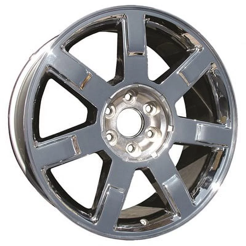 KAI 22 X 9 New Aluminum Alloy Wheel Replica, O.E. Chrome, Fits 2007-2013 Cadillac Escalade