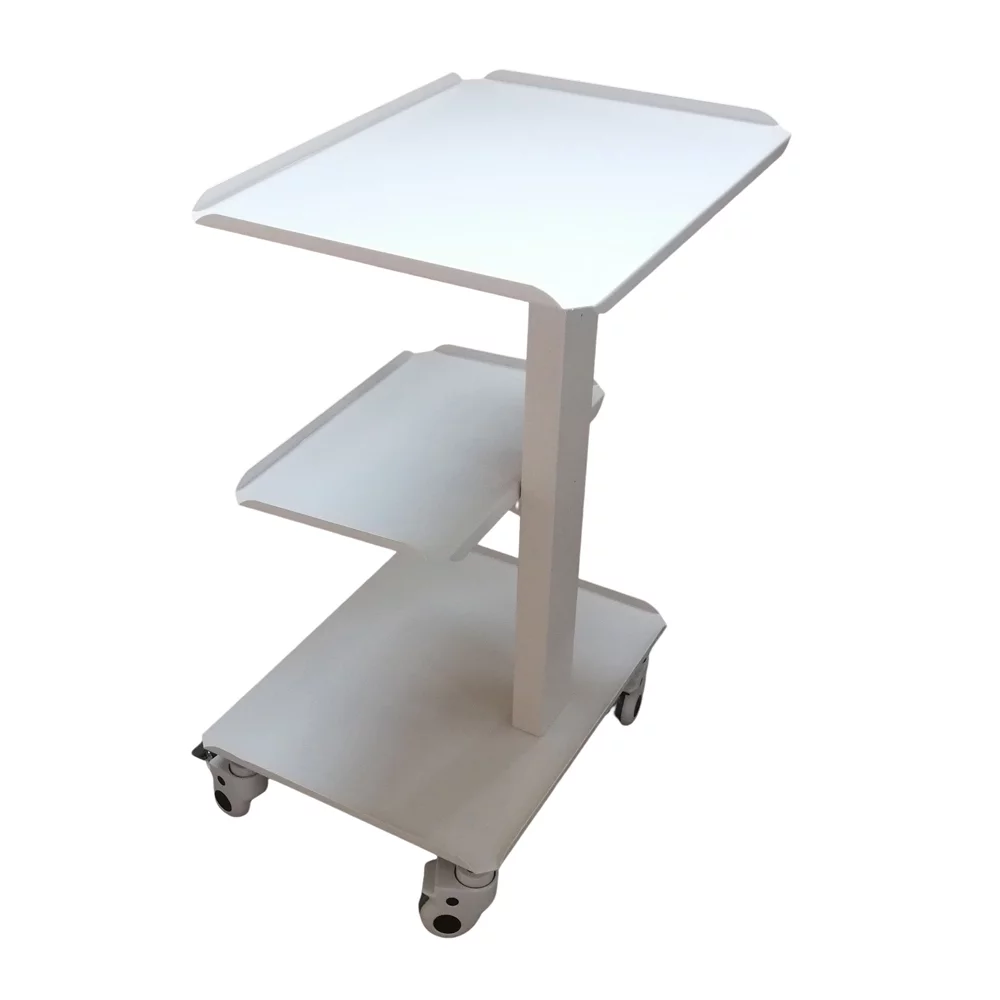 INTSUPERMAI 3 Layers Mobile Cart Trolley Steel for Hospital Salon