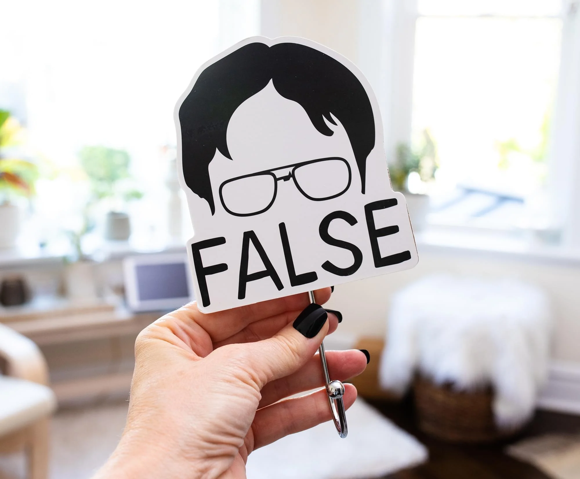 The Office Icons Die-Cut Coat Hanger Wall Hooks | Set of 3