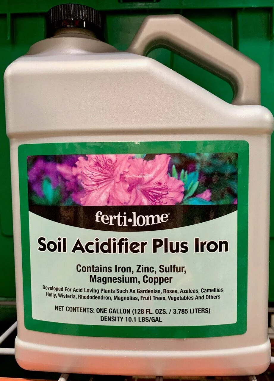 Fertilome 10665 Soil Acidifier Plus Iron - 1 Gallon