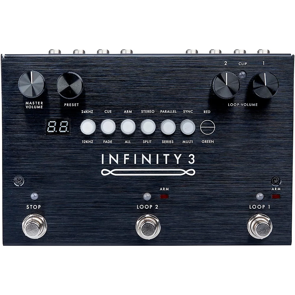 Pigtronix Infinity Looper 3 Effects Pedal Black