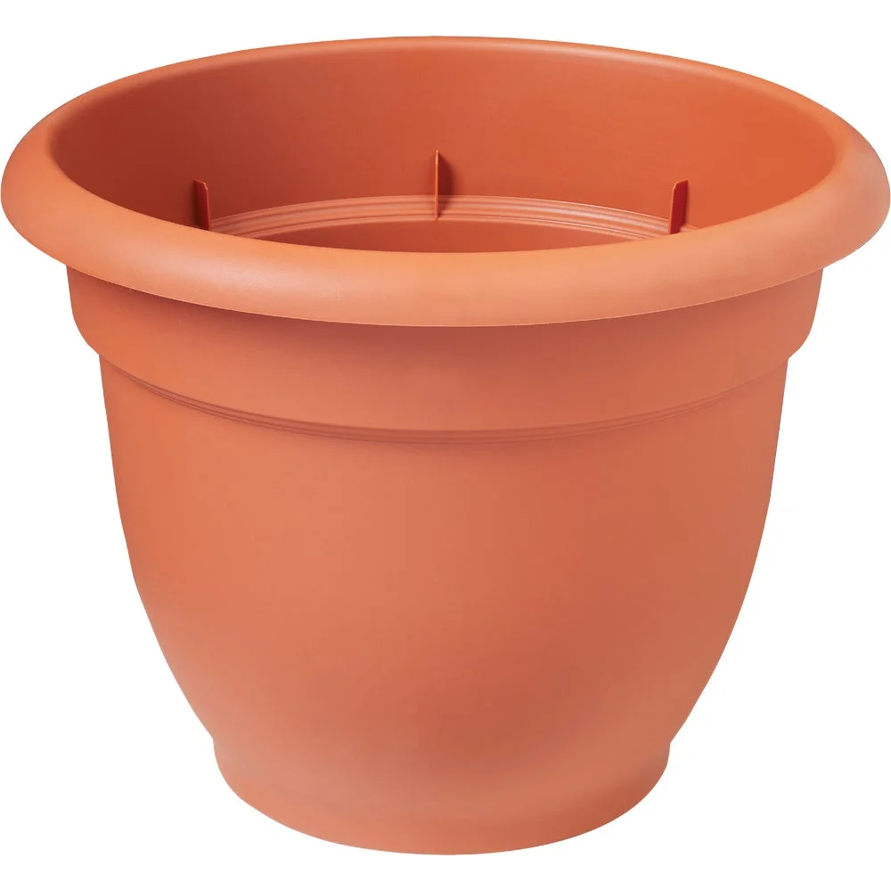 1PACK Bloem Ariana 13.75 In. H. x 16 In. Dia. Plastic Self Watering Terracotta Planter