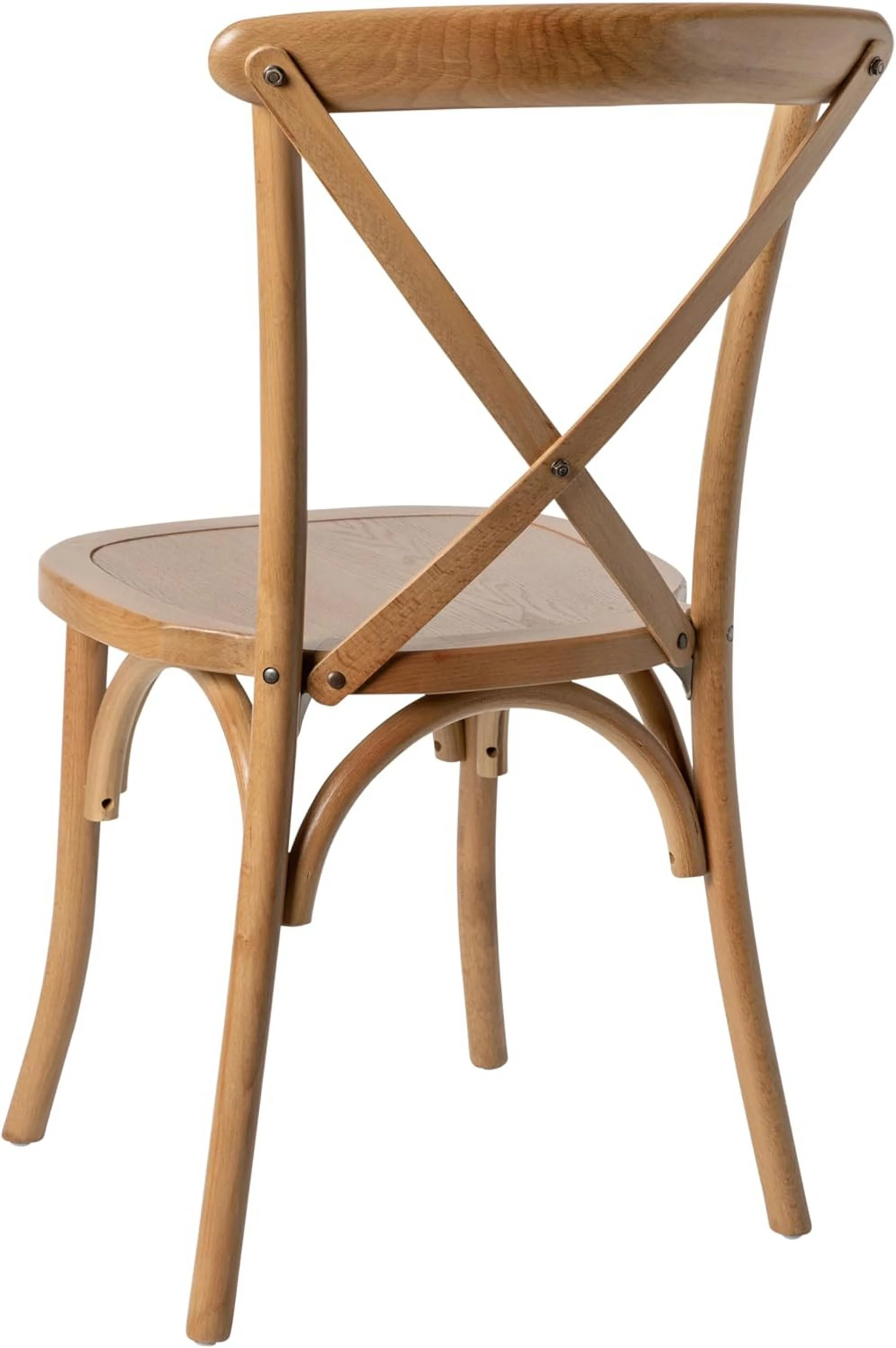 Bardstown Bistro Wooden Dining Chair - Light Brown - High X-Back