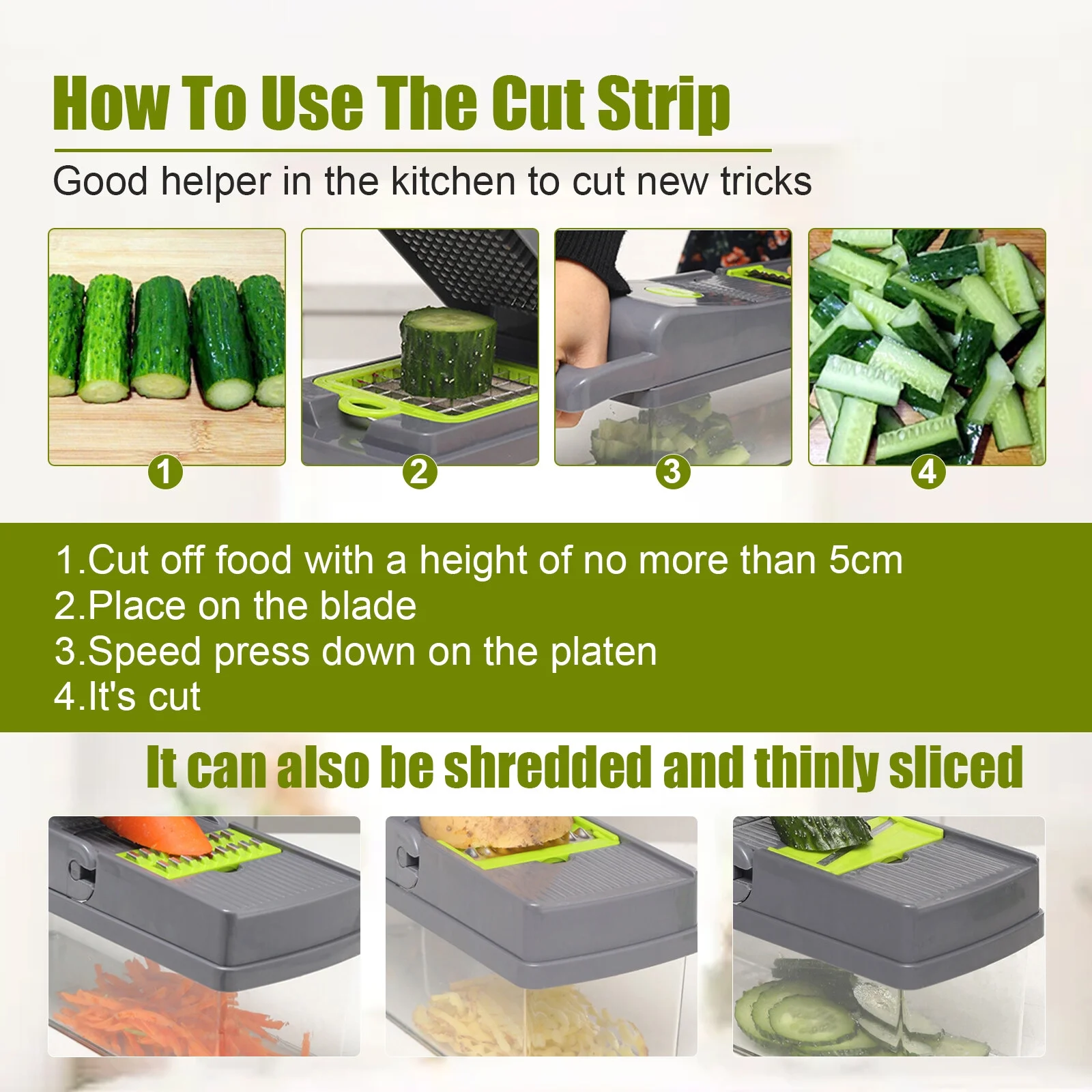 Junjuntian 14-piece vegetable cutter set