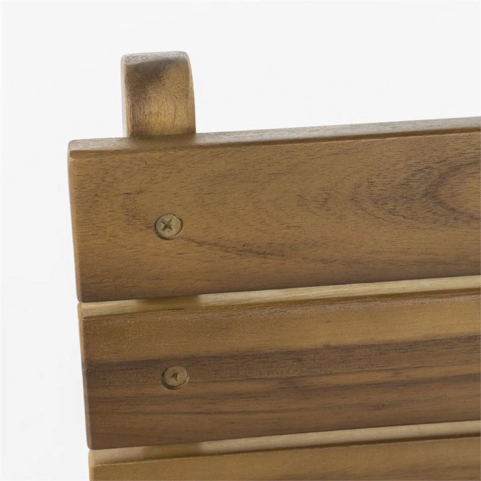 Noble House Positano Wooden Foldable Patio Dining Chair in Natural (Set of 2)