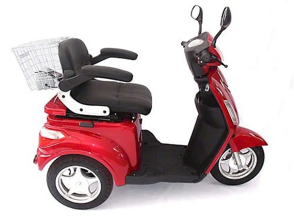 GTX-L Adult Electric Mobility Scooter in red, mobile scooter