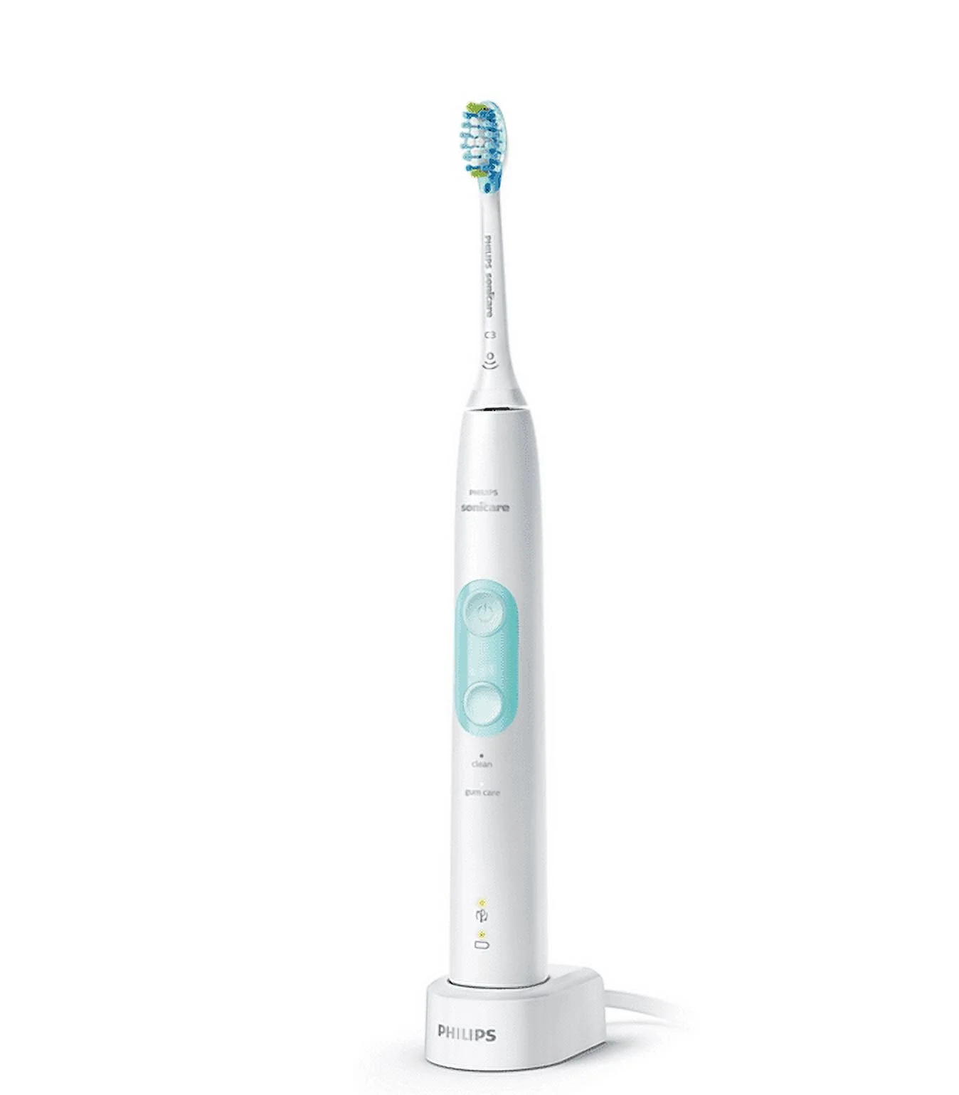 Philips Sonicare 4700 Toothbrush ProtectiveClean Sonic Gentle Effective Clean White Mint with C3 Brush Heads