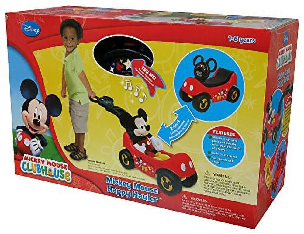 Disney Mickey Mouse Clubhouse Happy Hauler 2-in-1 Wagon/Ride-On