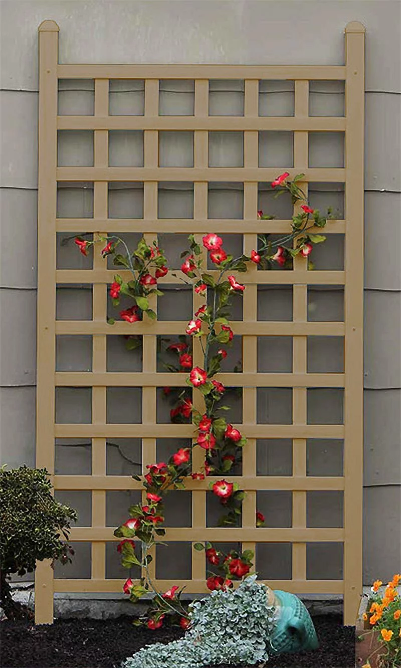 Dura-Trel Country Garden Trellis, Mocha, 66