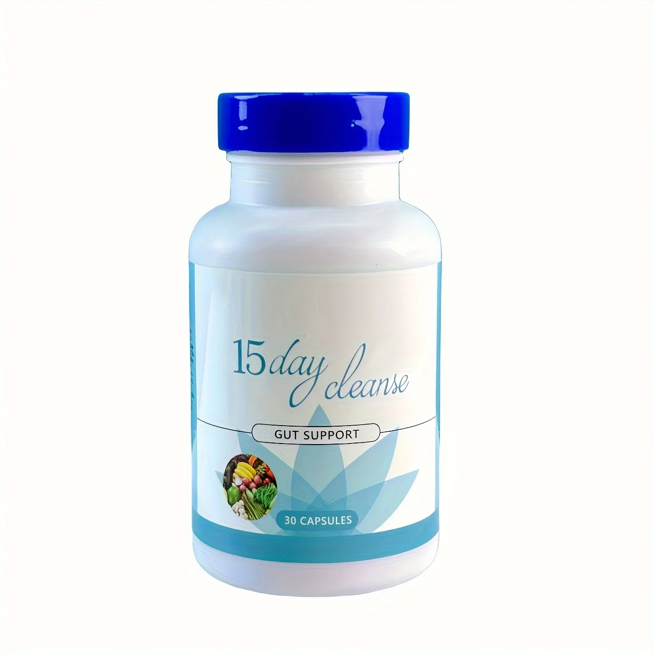 15 Day Cleanse - Gut and Colon Support | Advanced Formula with Fiber |  30 Capsules