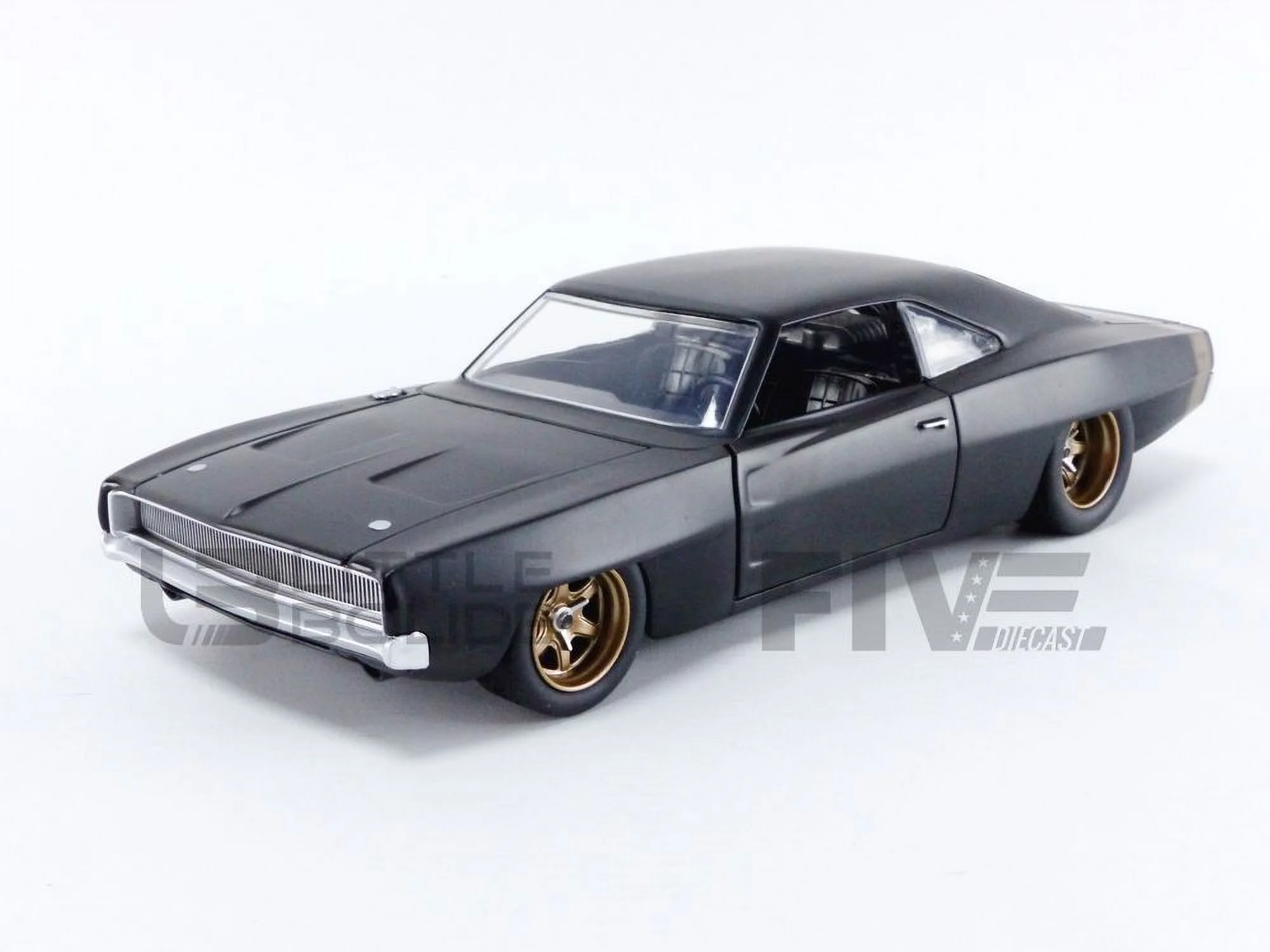 Fast & Furious 1:24 Dom's 1968 Dodge Charger Die-Cast Car Play Vehicles