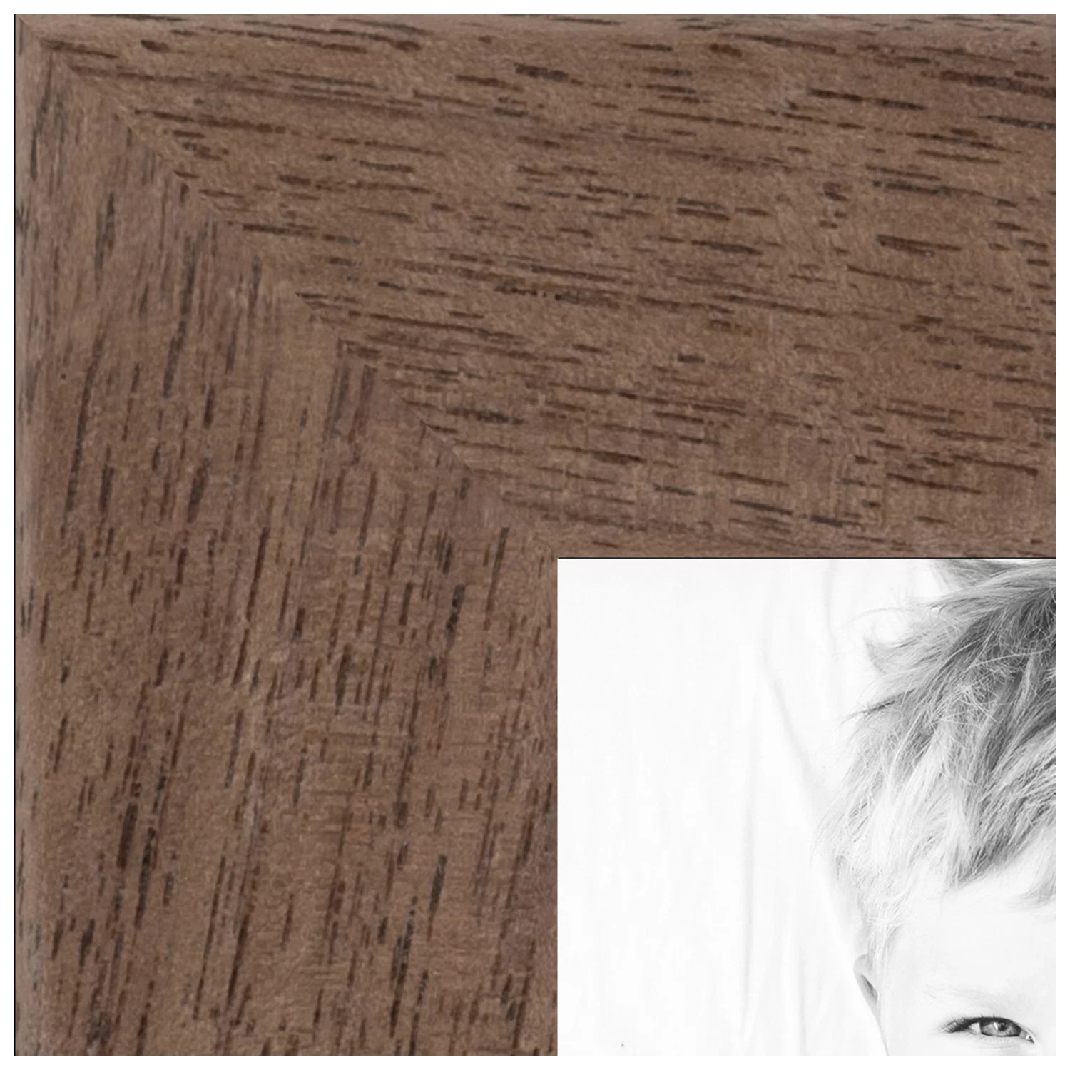 ArtToFrames 20x36 inch Walnut Picture Frame, Brown Wood Poster Frame (4883)