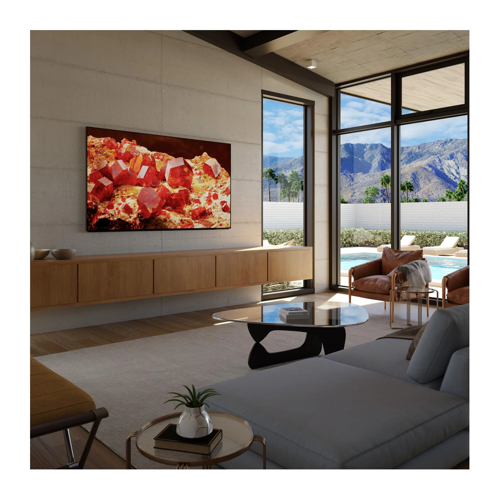 Sony BRAVIA XR 85 Class X93L 4K HDR TV (2023 Model) with Mount and Cable