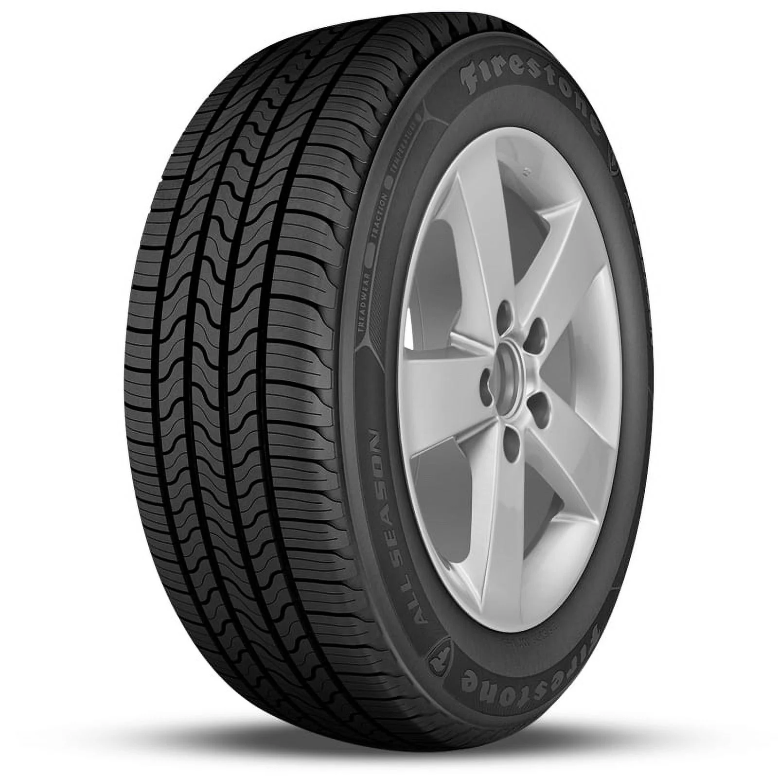 1 New Firestone All Season 205/55R16 91T Touring Tires 65,000 Mile Warranty FS006251 / 205/55/16 / 2055516
