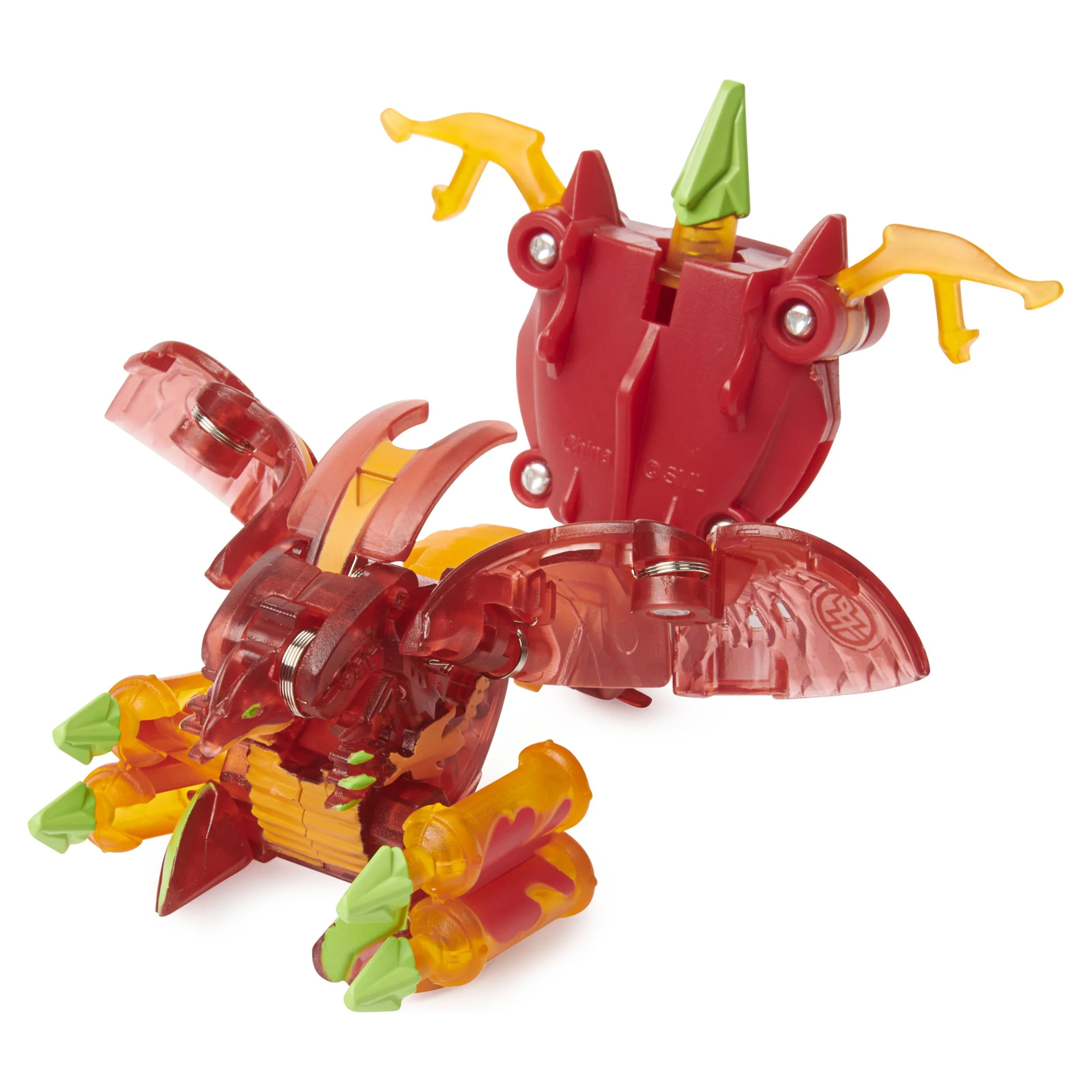 Bakugan Baku-Gear 4-Pack, Sairus Ultra with Baku-Gear and Fused Trox x Nobilious Ultra Collectible Action Figures