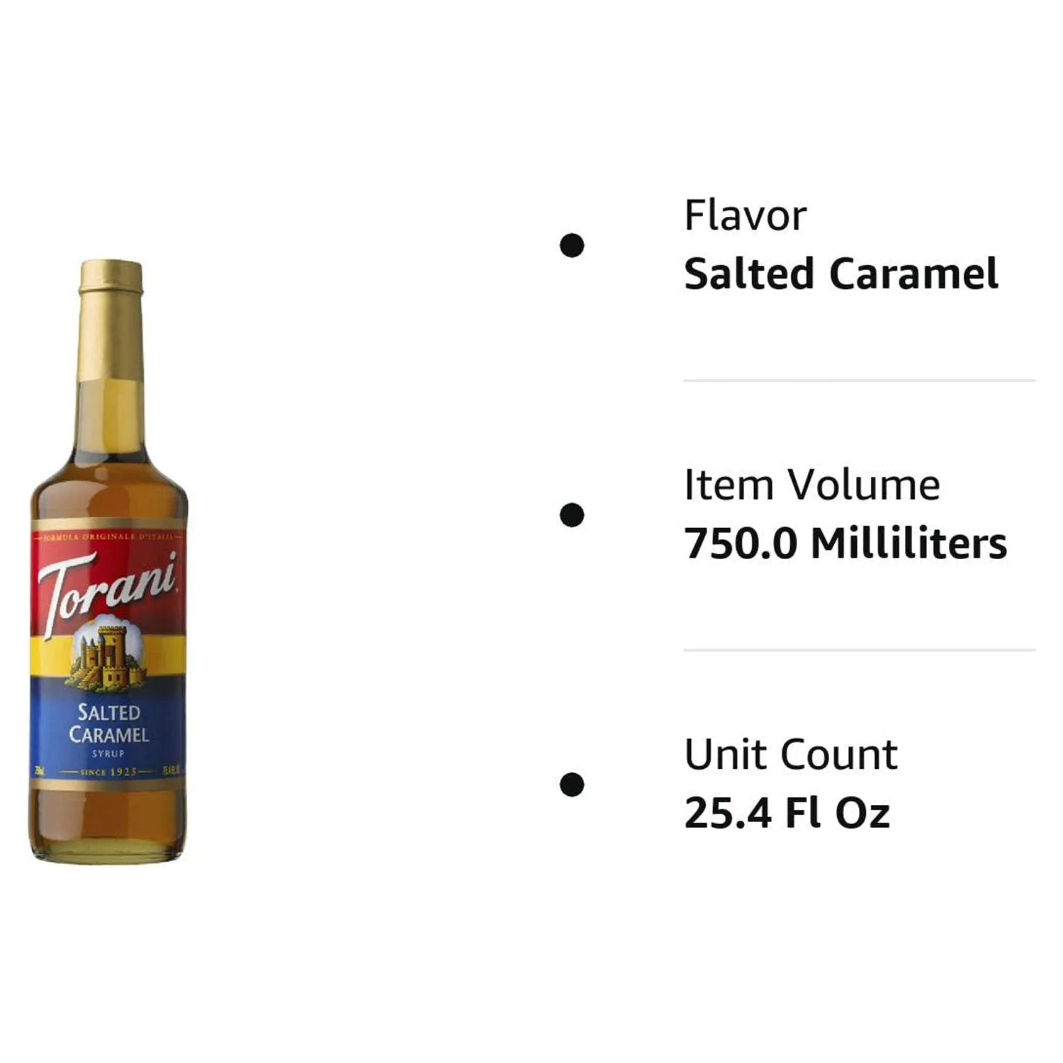 salted caramel syrup - 25.4 fl oz (pack of 1)