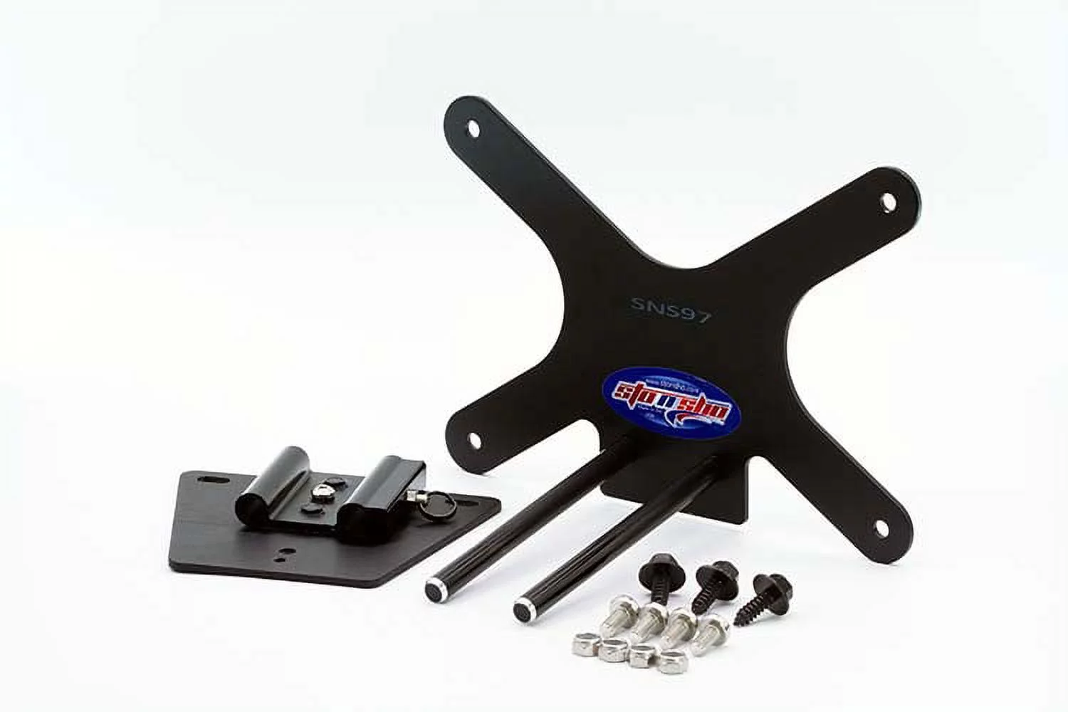 STO N SHO Front License Plate Bracket Compatible with 2009-2011 Maserati GranTurismo (SNS97)