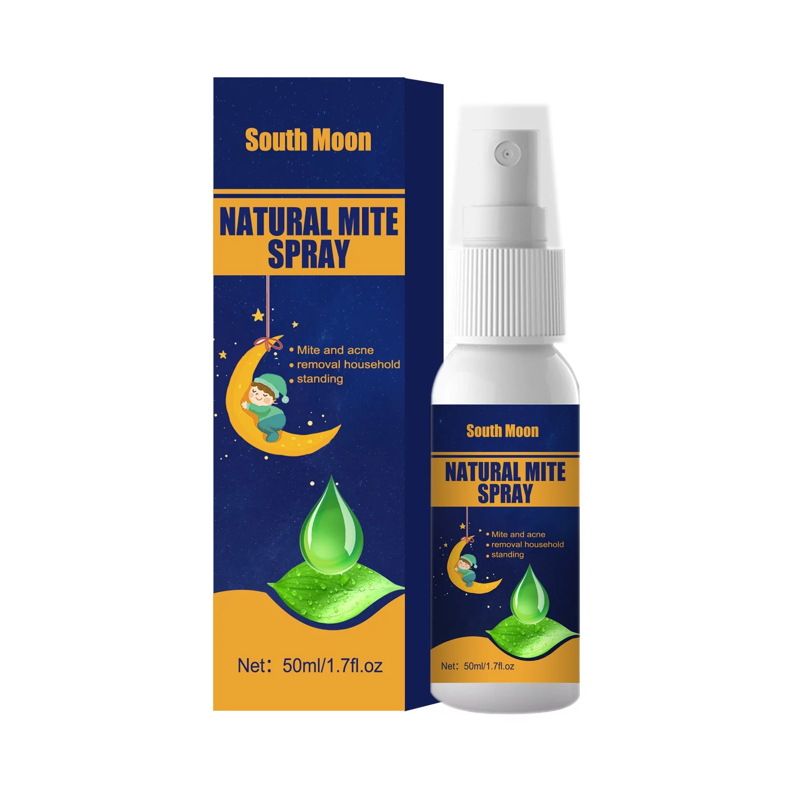 Yuxuan Mite Killer Spray, Green + Non-toxic, 100% Kill + Extended Protection