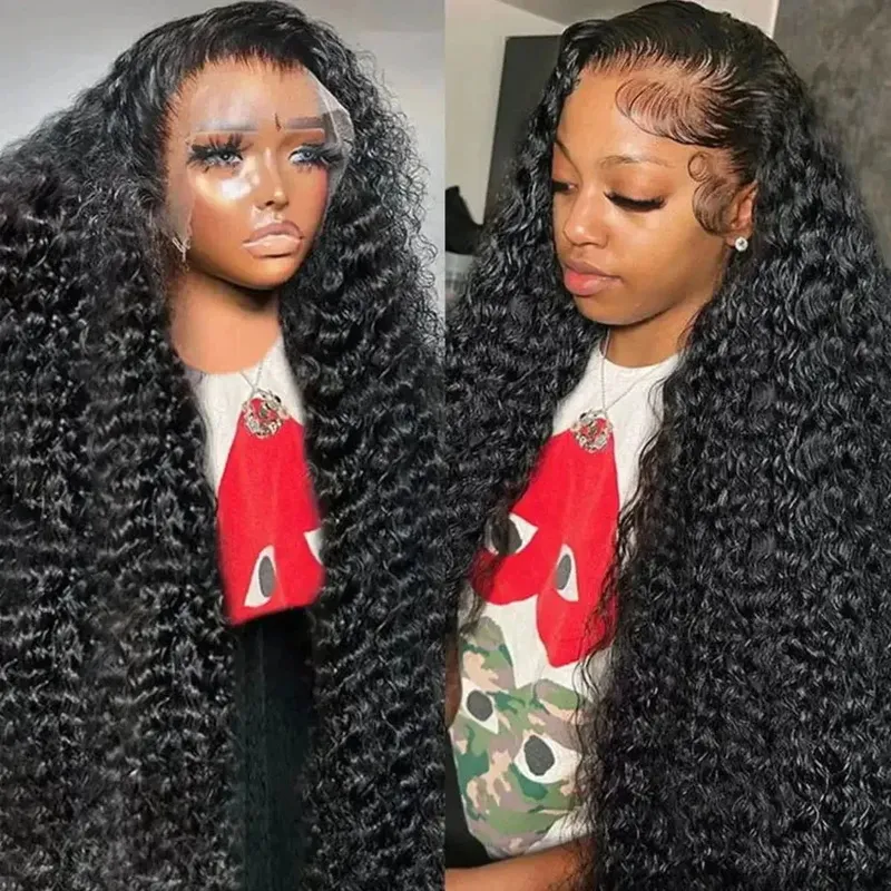 200 Density Human Hair Lace Frontal Wig 13x4 Deep Wave Frontal Wig For Women Choice Glueless Wigs 13x4 Hd Water Wave Human Hair