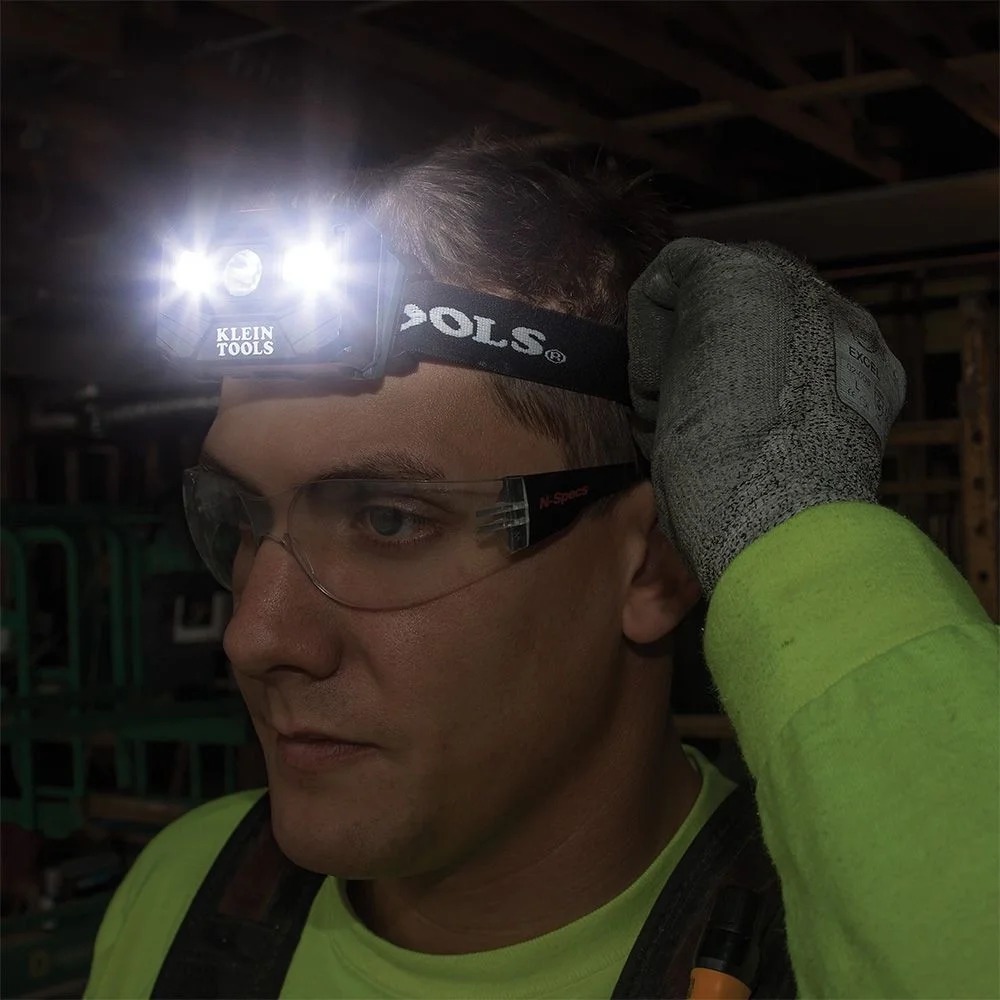 Klein Tools 56048 400 Lumens Rechargeable Headlamp with Fabric Strap