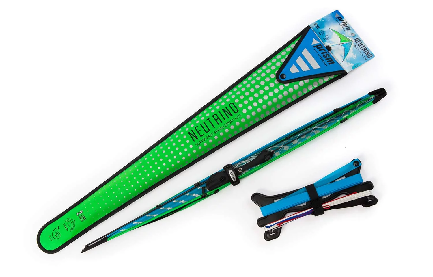 Prism Kite Technology Neutrino in Yellow and Green