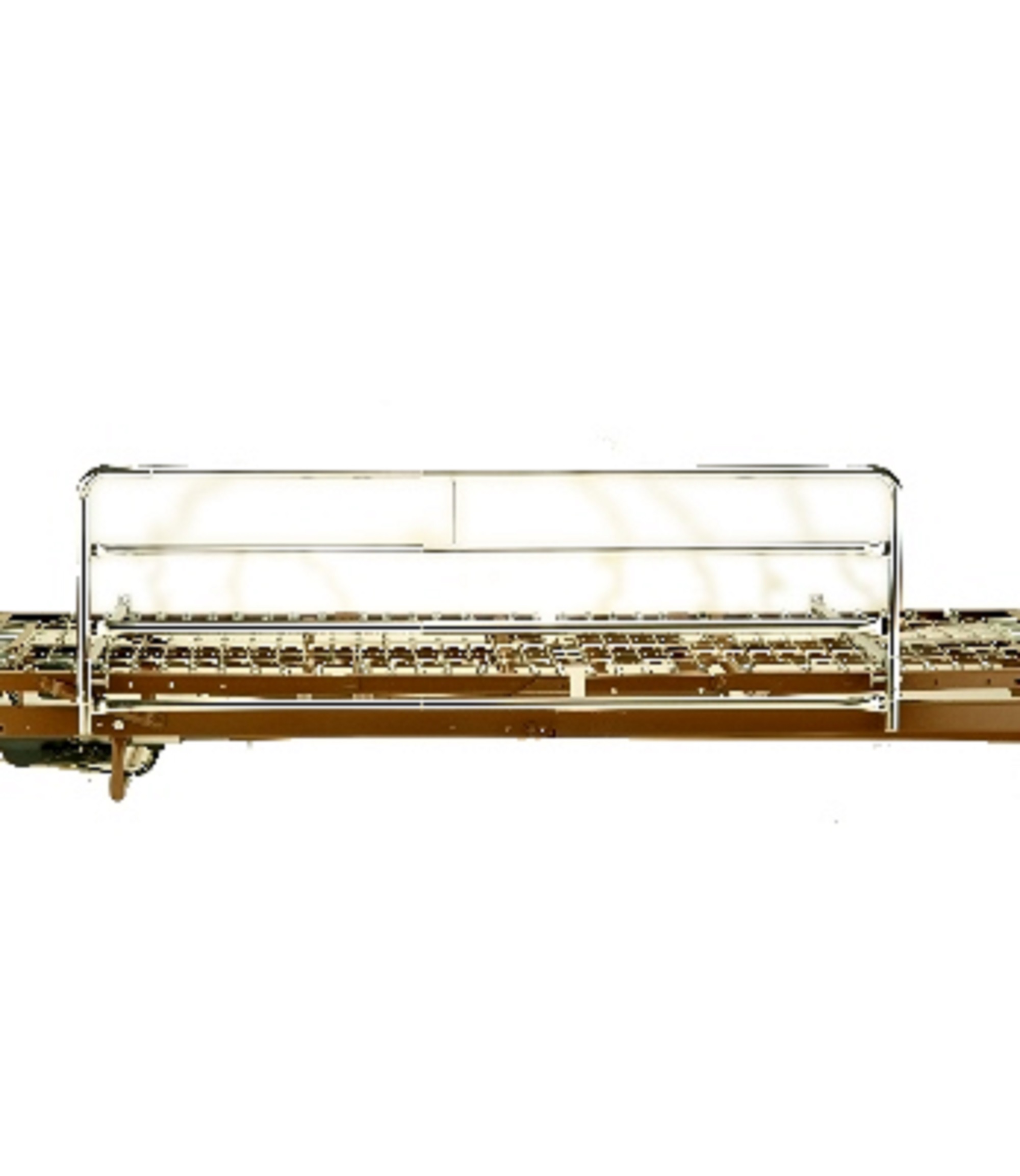 Invacare - Semi-Electric Homecare Bed with Innerspring Mattress and Full-length Rails